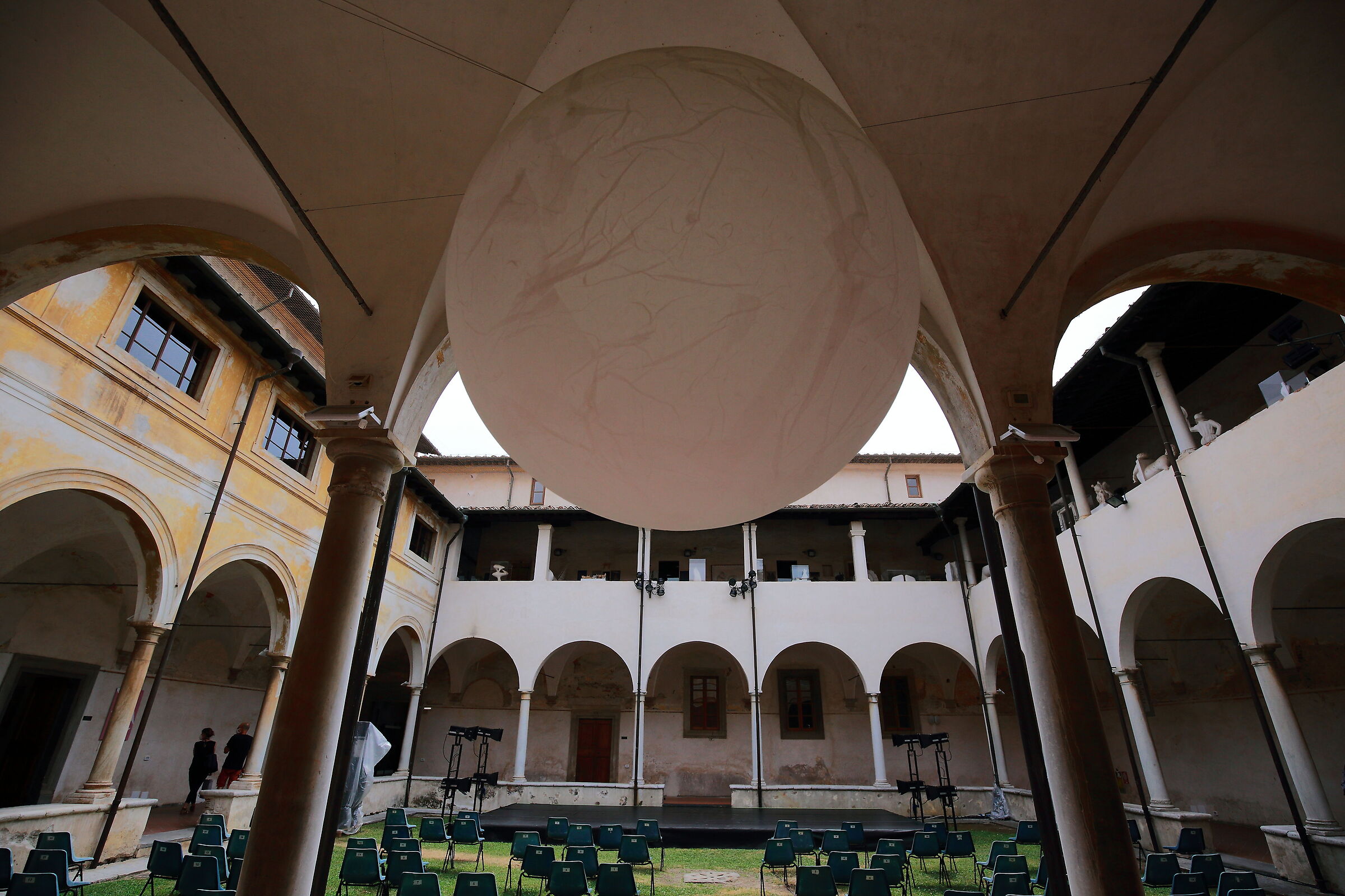 The cloister of Sant'Agostino.