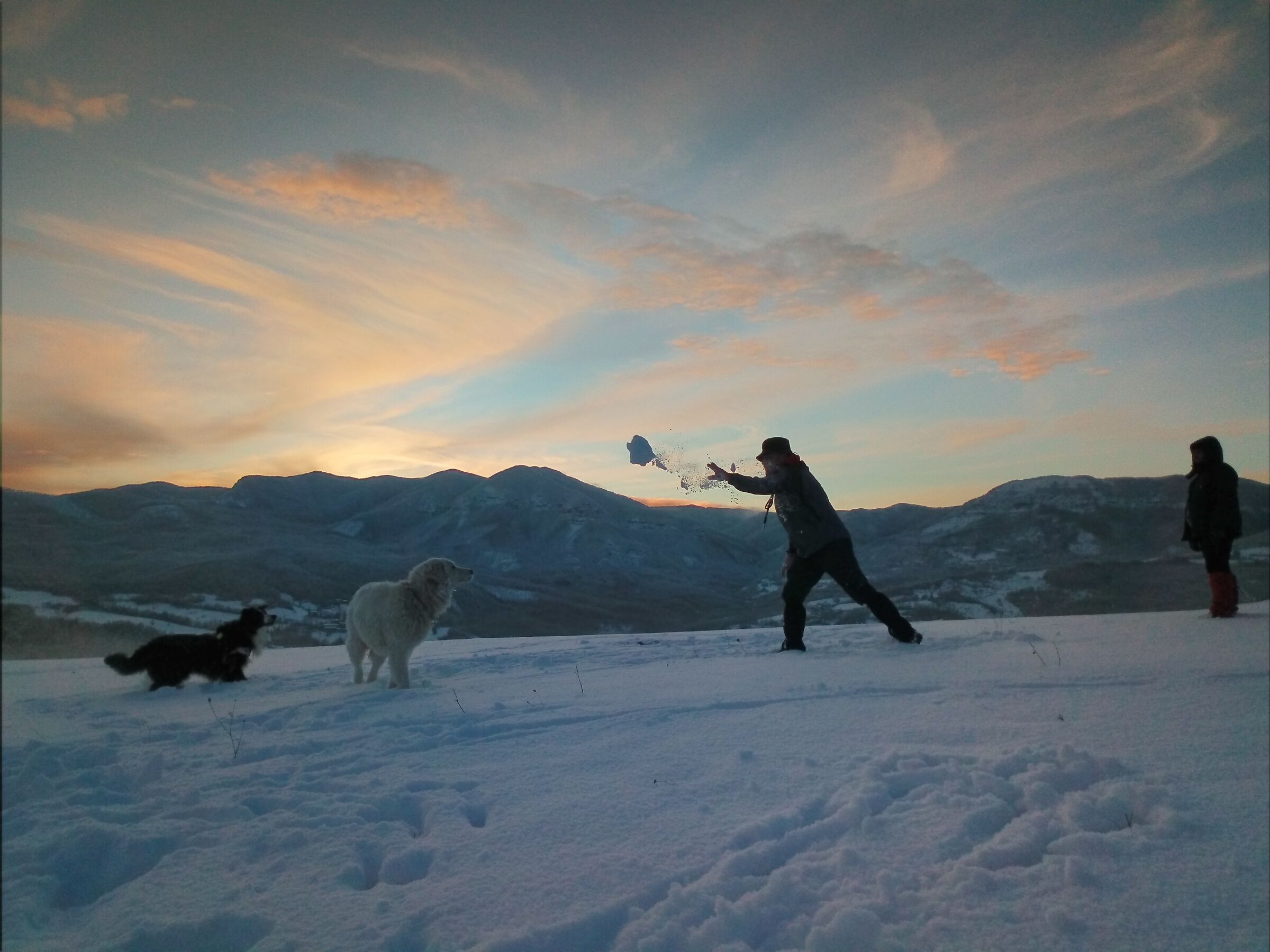 Liebe, Filip and the snow