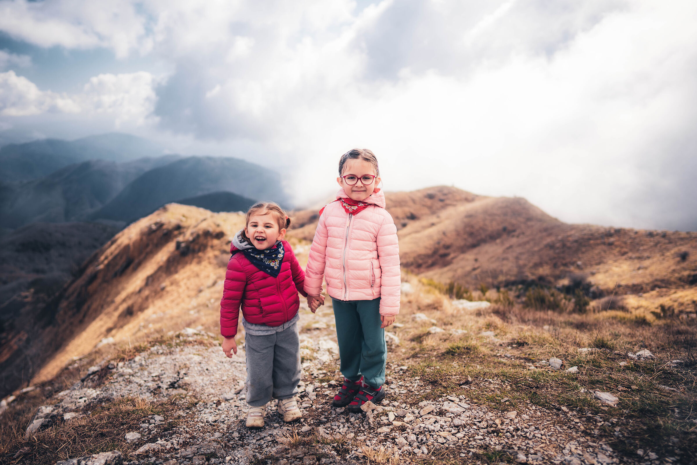 At the top of Monte Prana