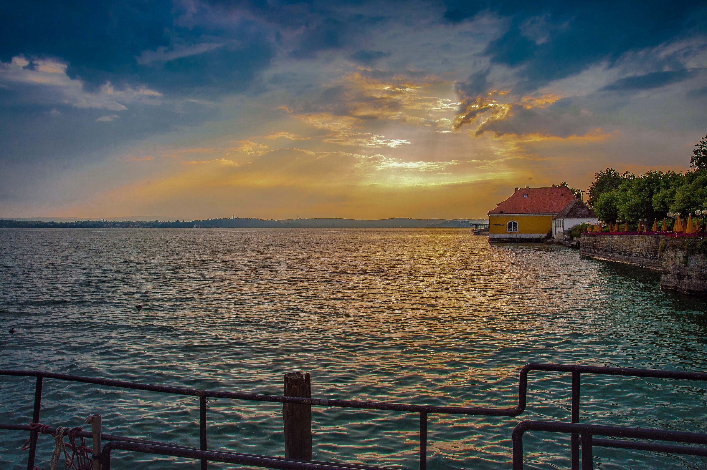 landscape on the lake