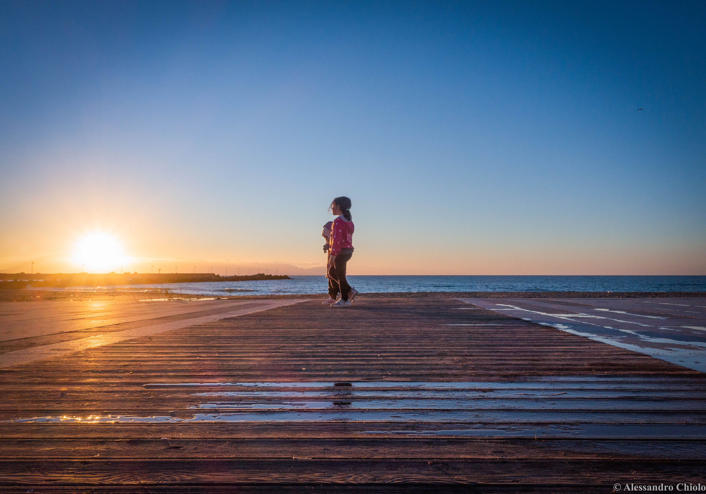 Lo spettacolo di un tramonto