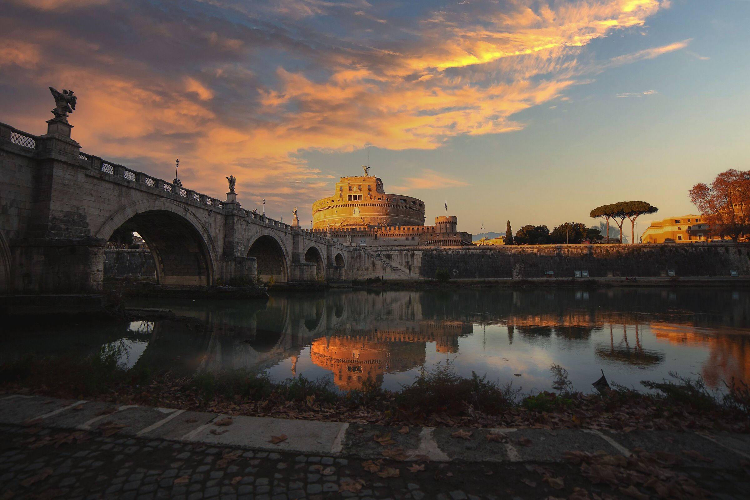 Sunset at Castel Sant'Angelo