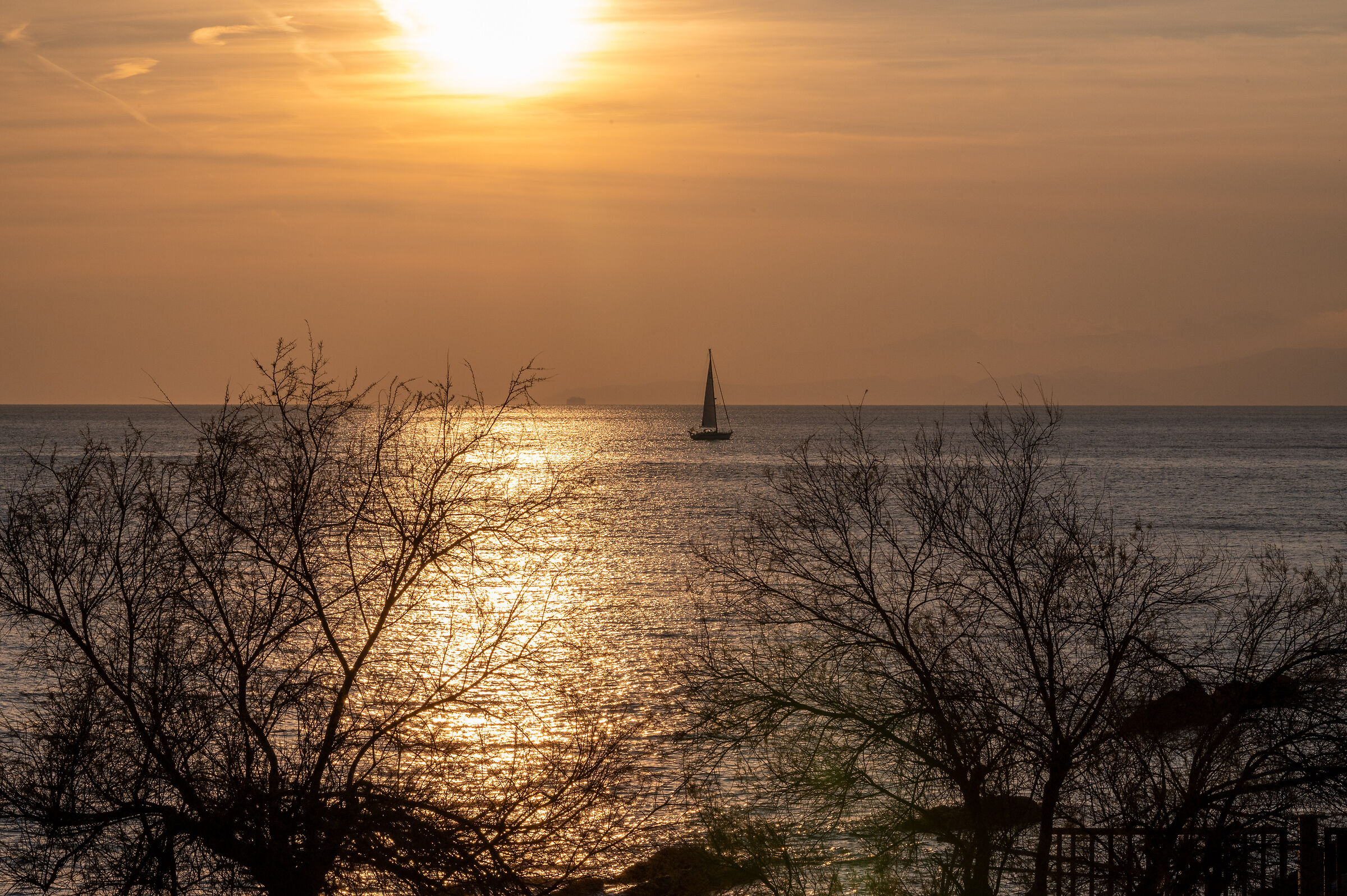 Tramonto a Genova - Quinto al mare