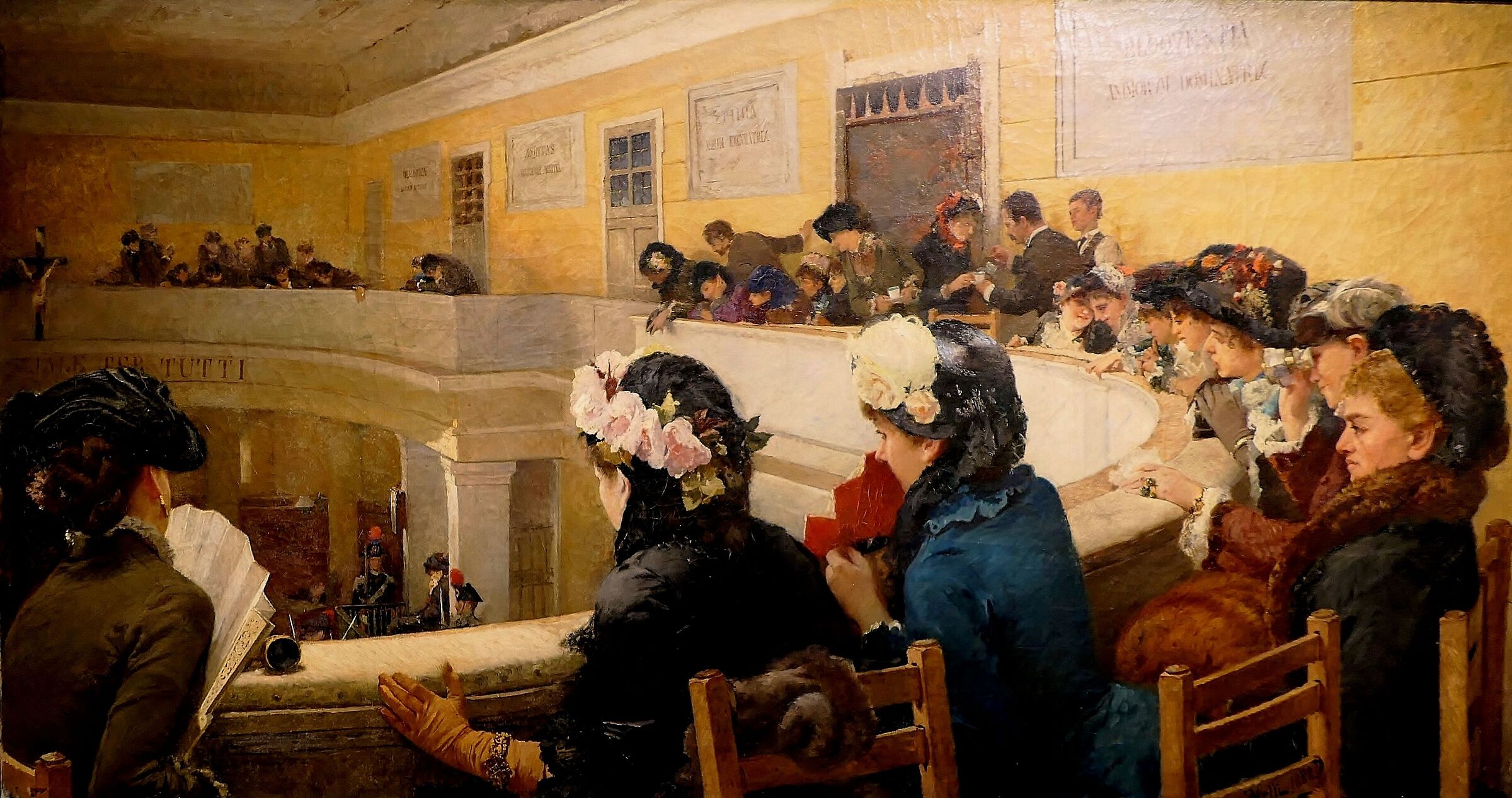 Francesco Netti "In Corte D'Assise" (1882)