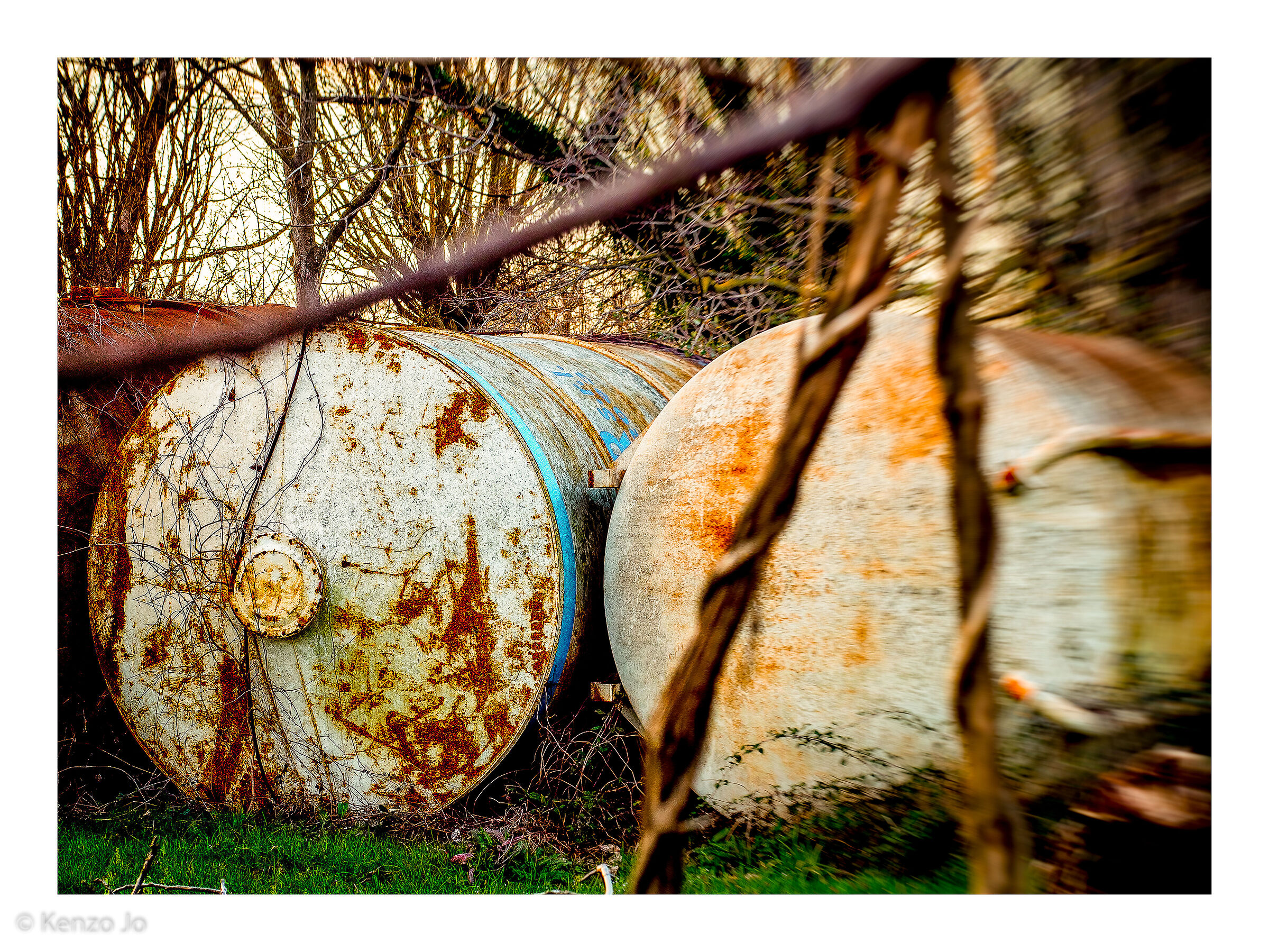 Barely hidden, but we don't look...