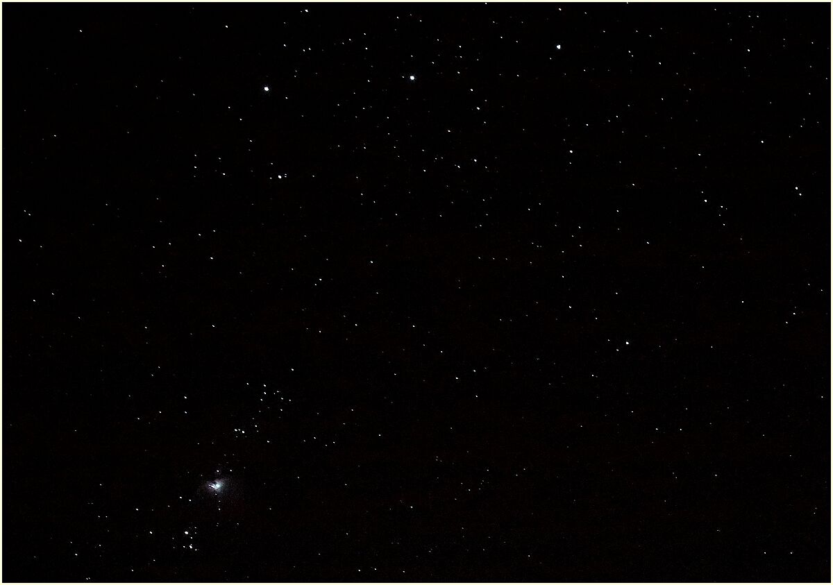 '' constellation of Orion '' single shot