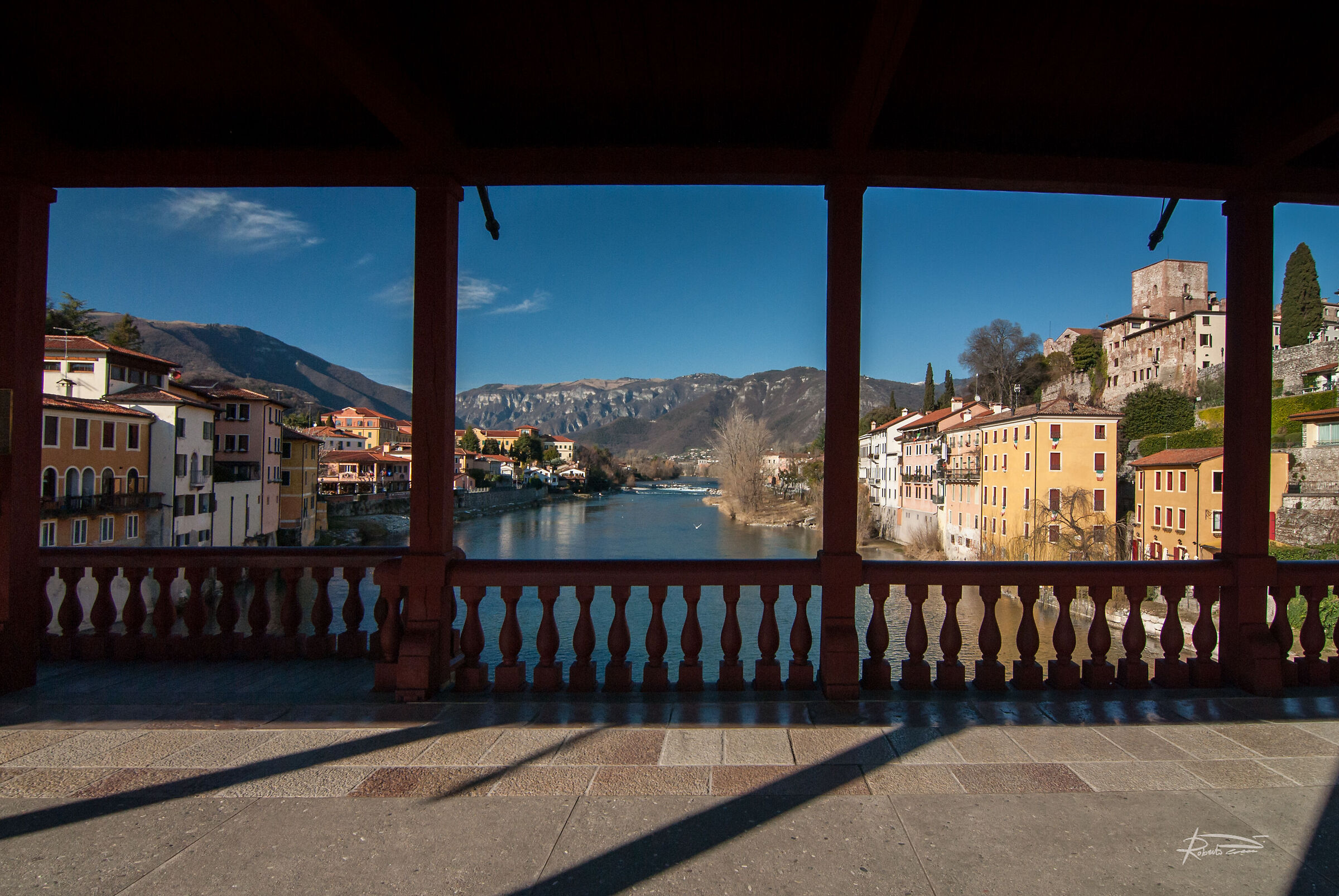 Dal ponte vecchio di Bassano