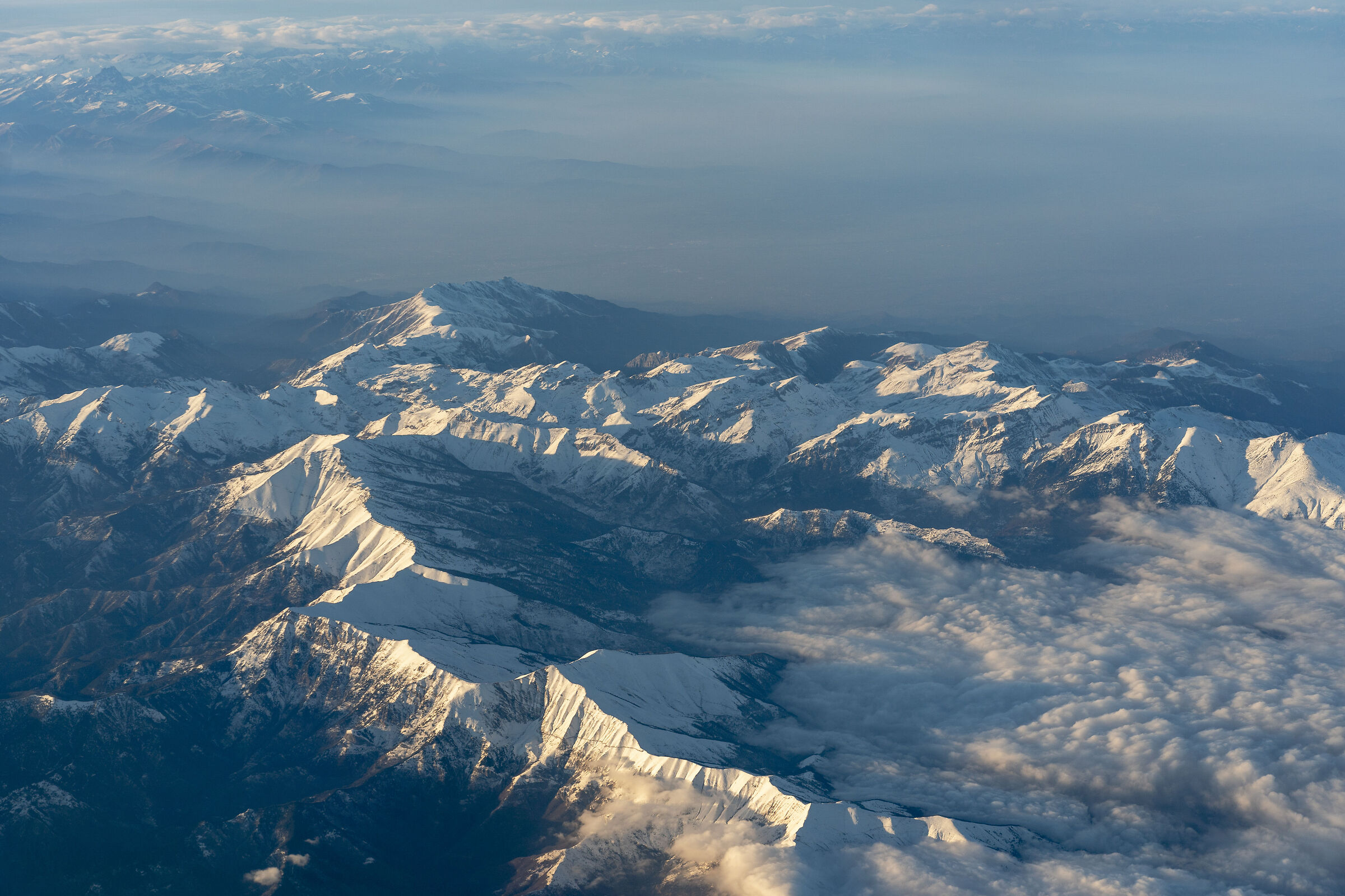 The Alps from above