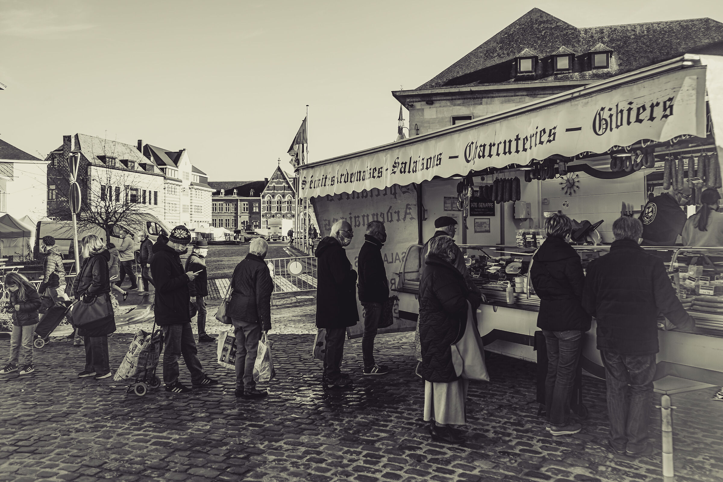 Viste dal mercato di Nivelles