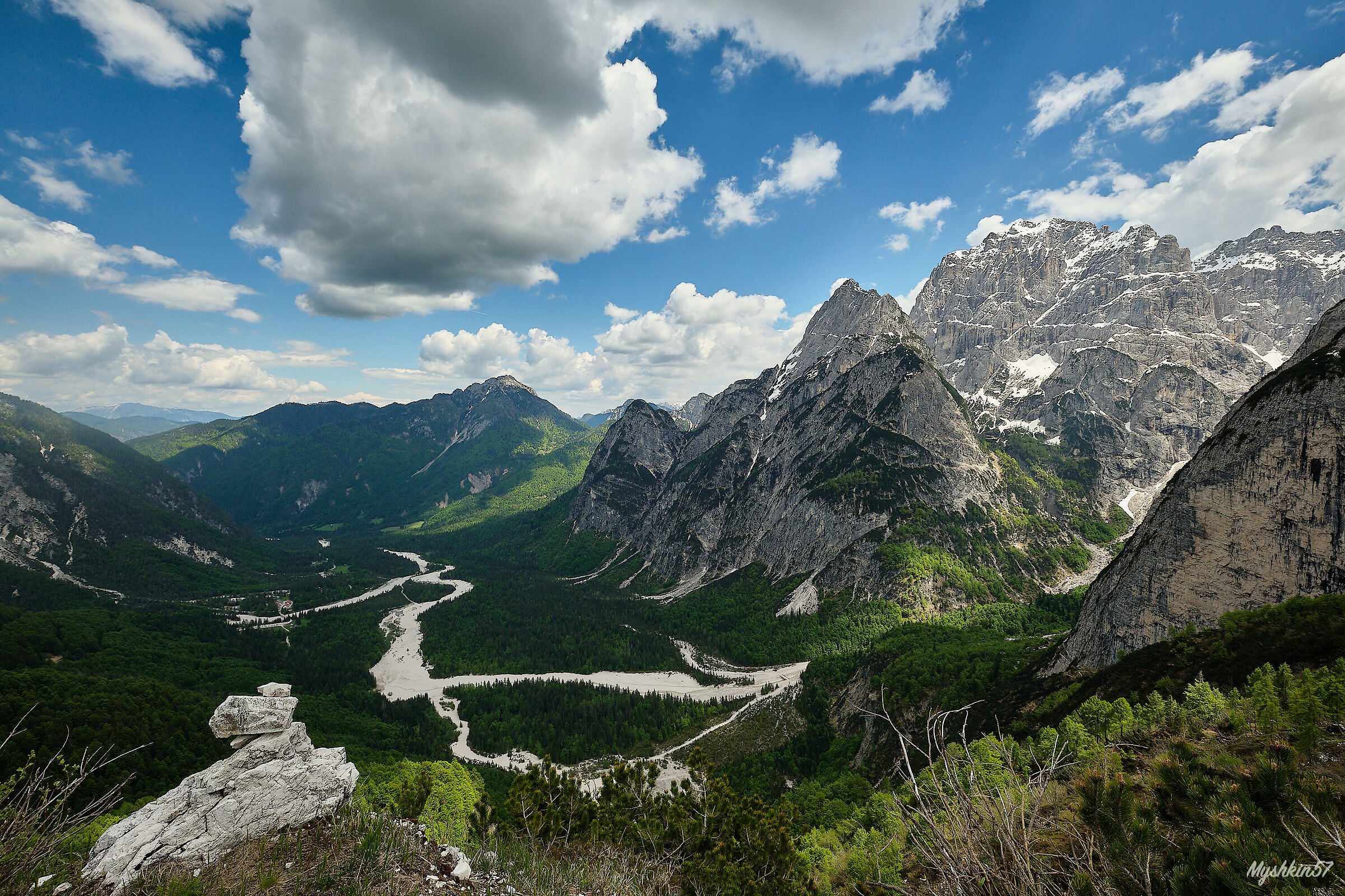 A pulpit on the Val Saisera