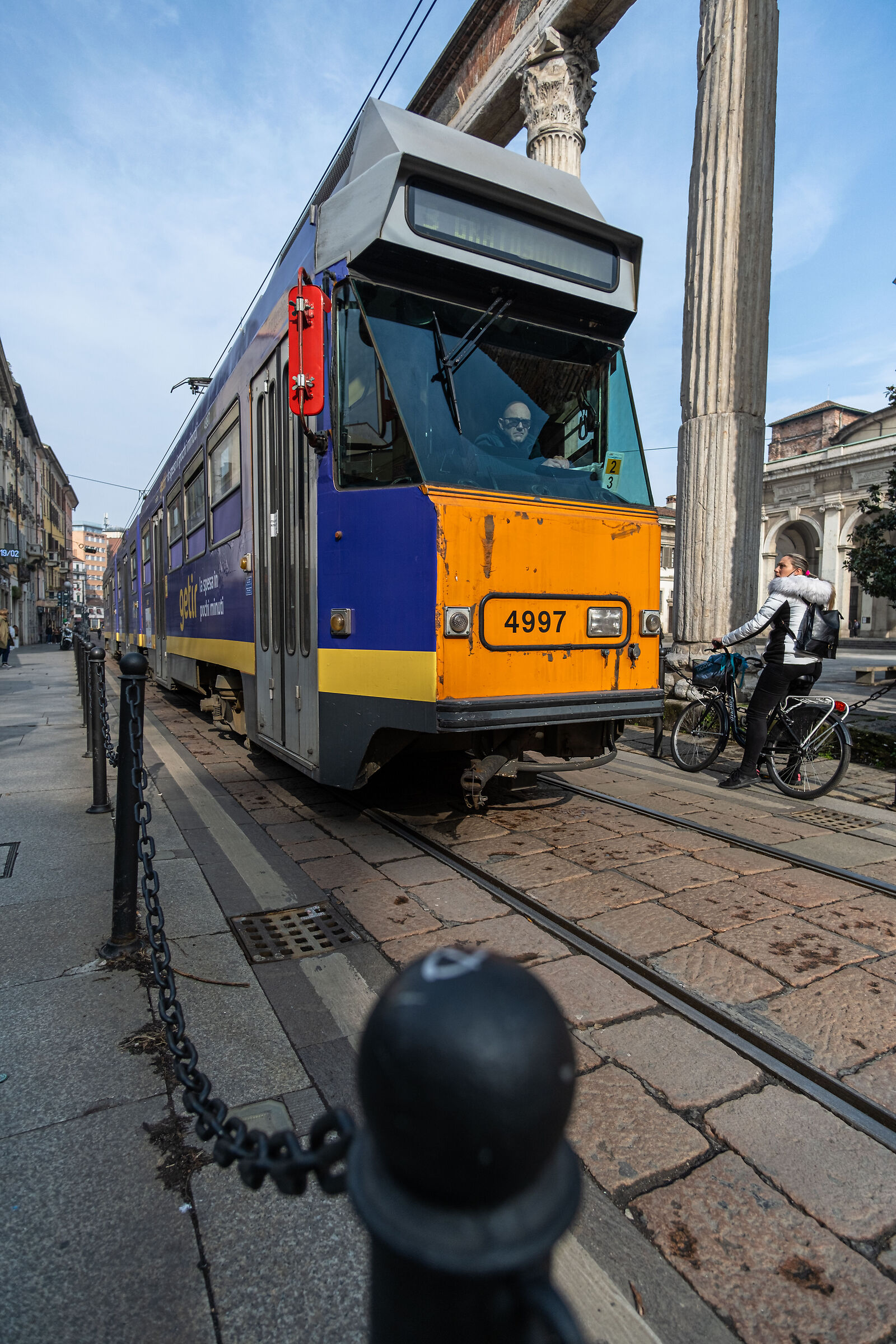 Watch out for the tram