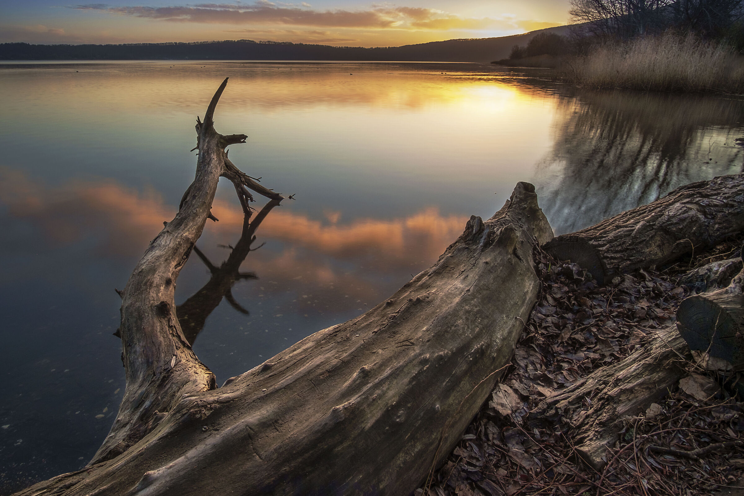 Lake Vico sunset