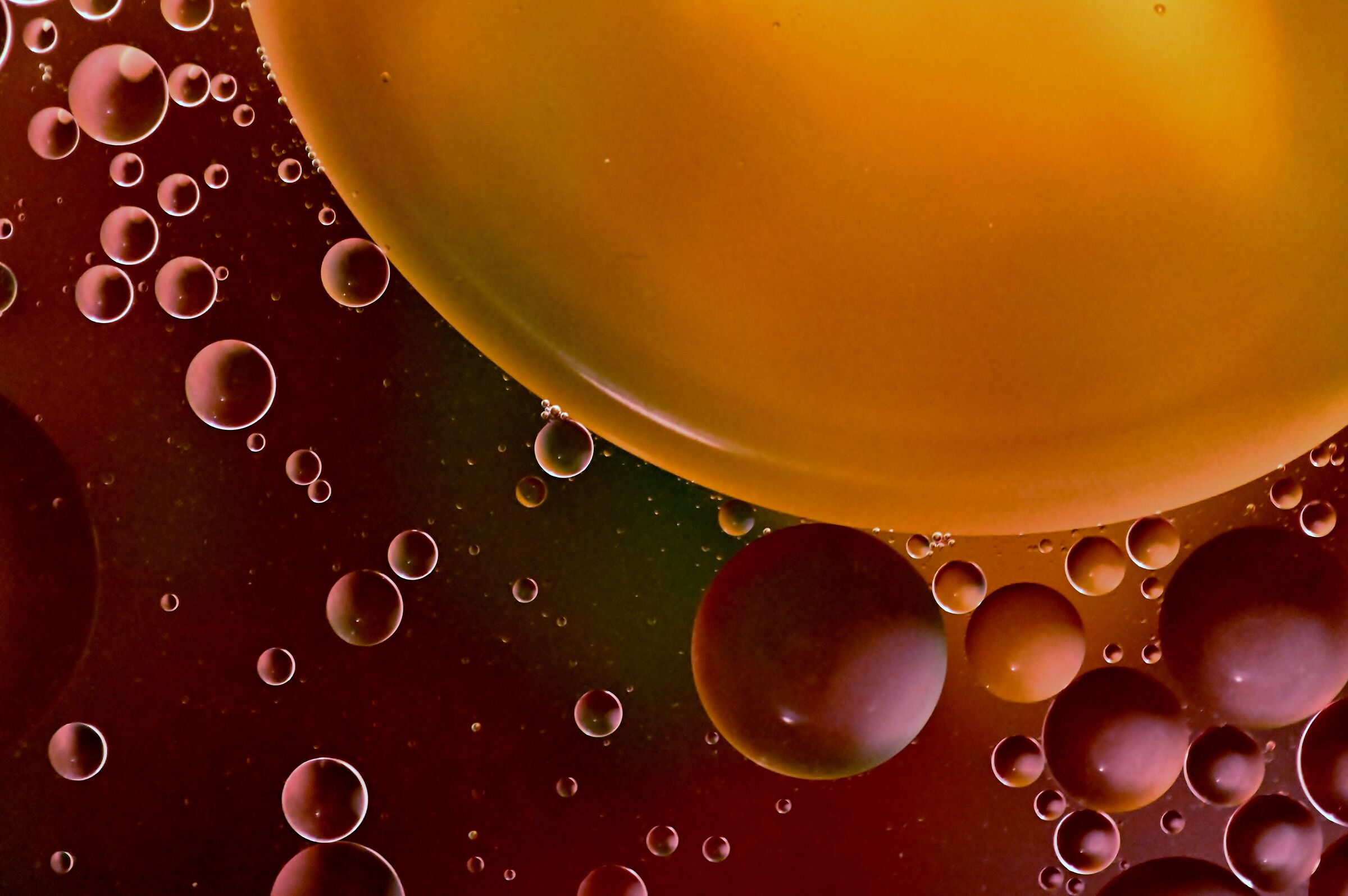 Macro con olio