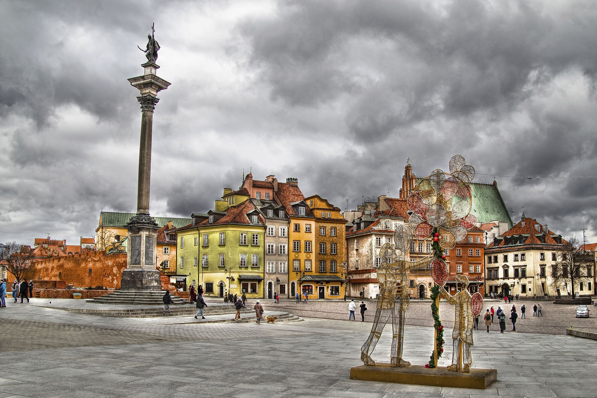 Old Town Square . Warsaw