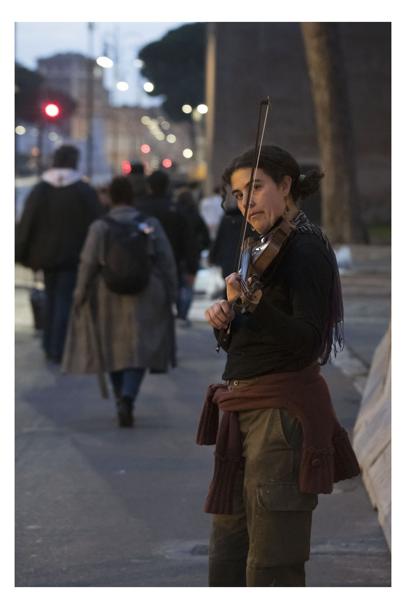violin player