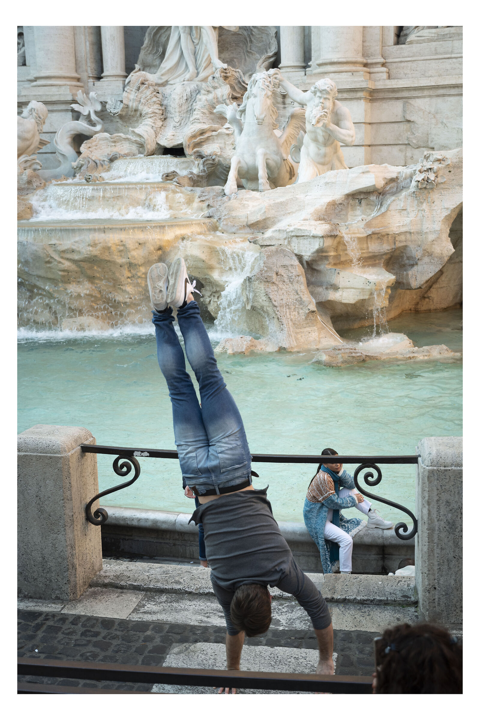 Acrobatic Trevi Fountain