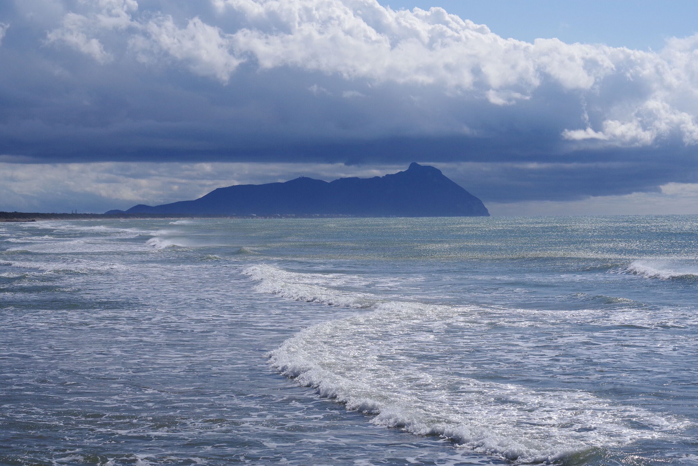 Sabaudia beach in the Circeo park