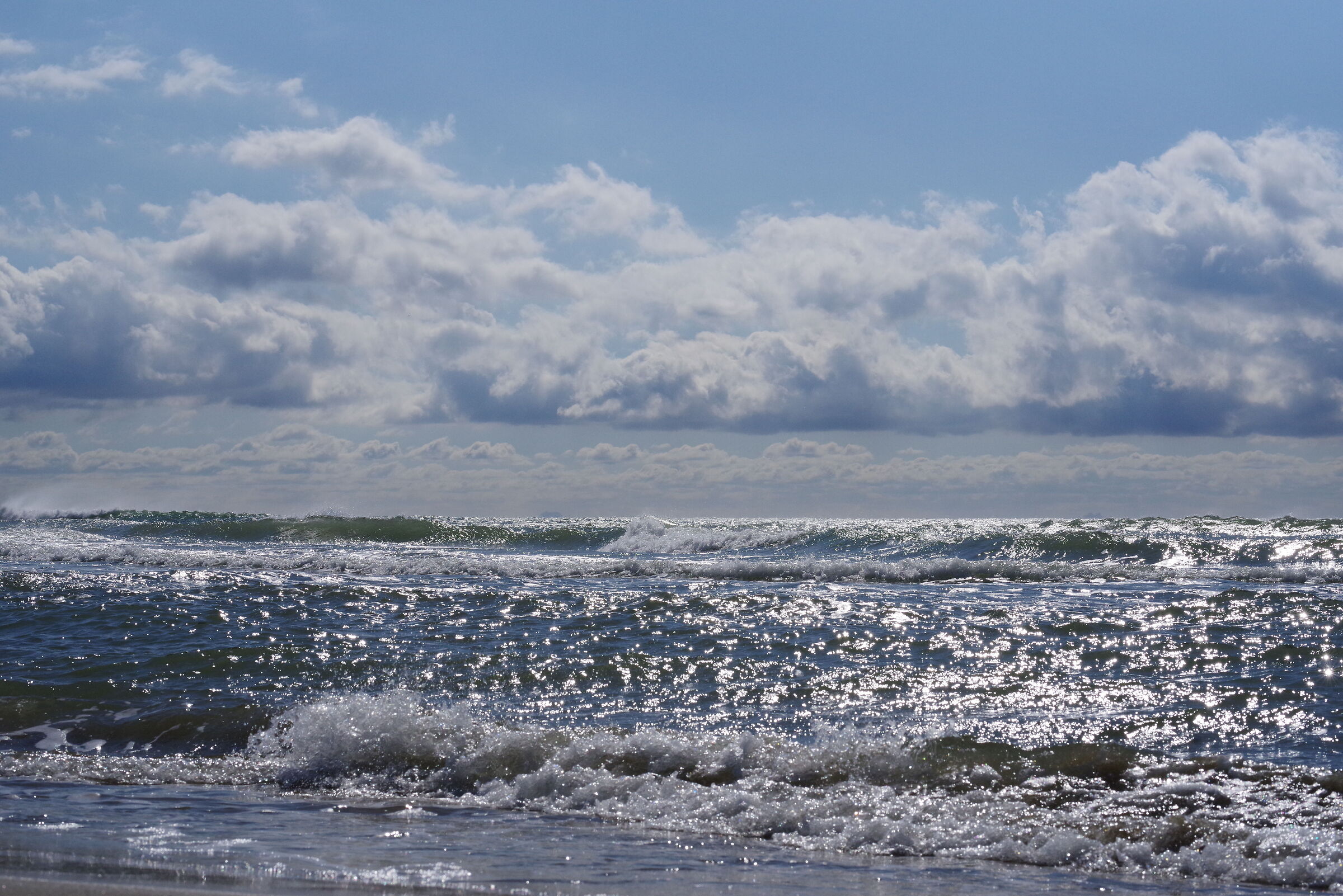 Sabaudia beach in the Circeo park
