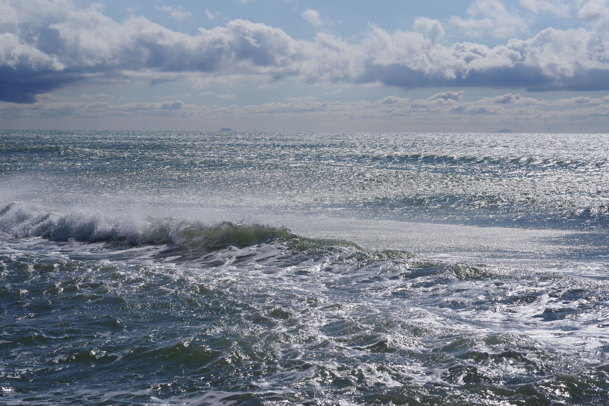 Sabaudia beach in the Circeo park
