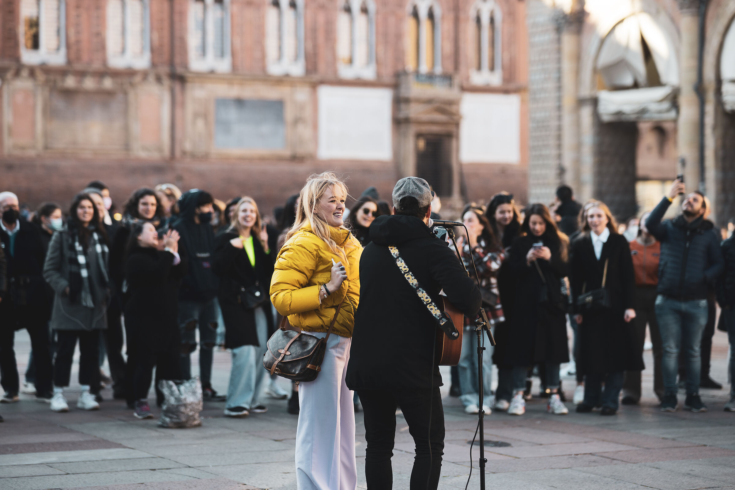 Piazza Maggiore and music