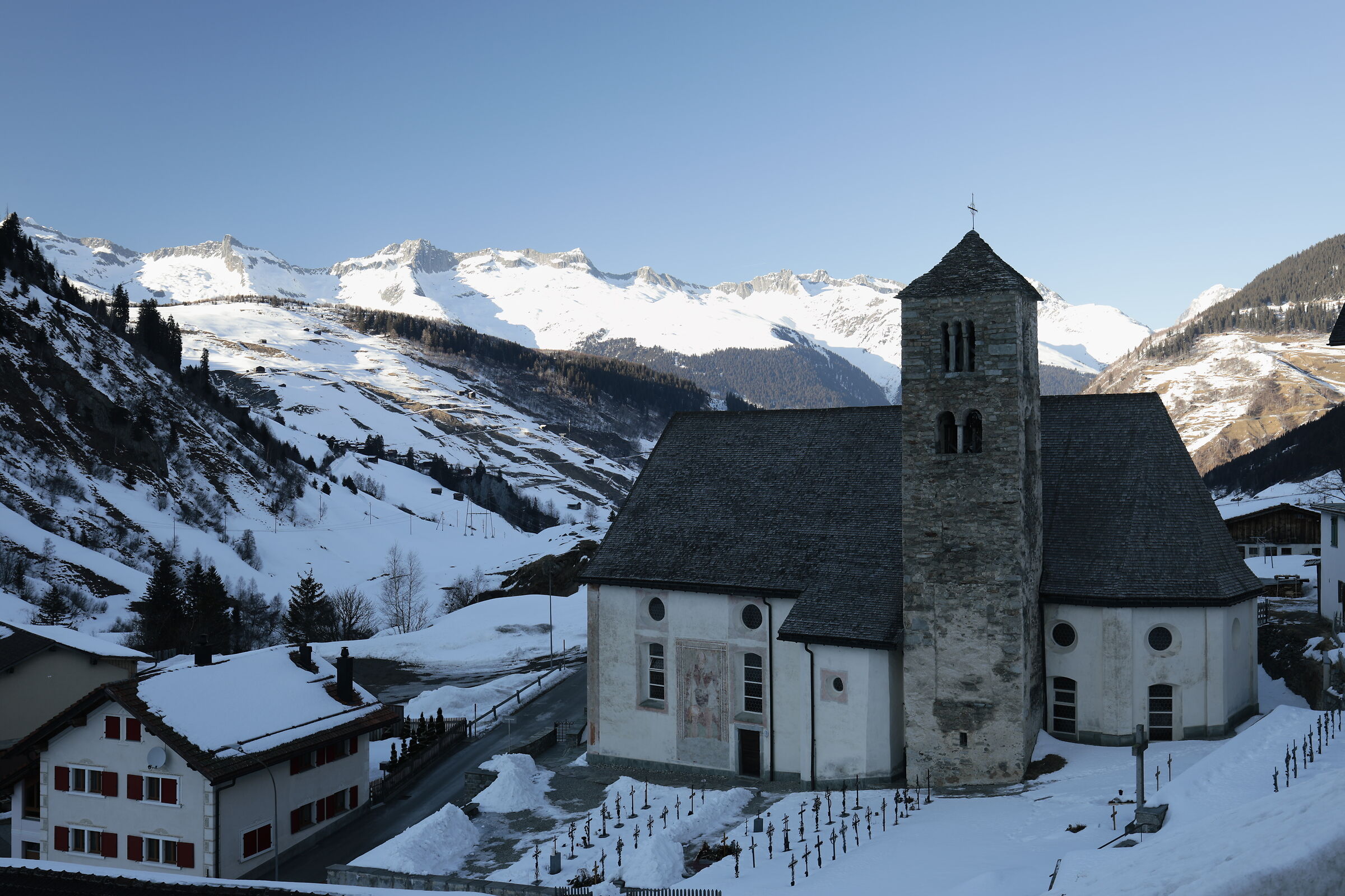 Oberalpstock from Val Medel - Sogn Gions