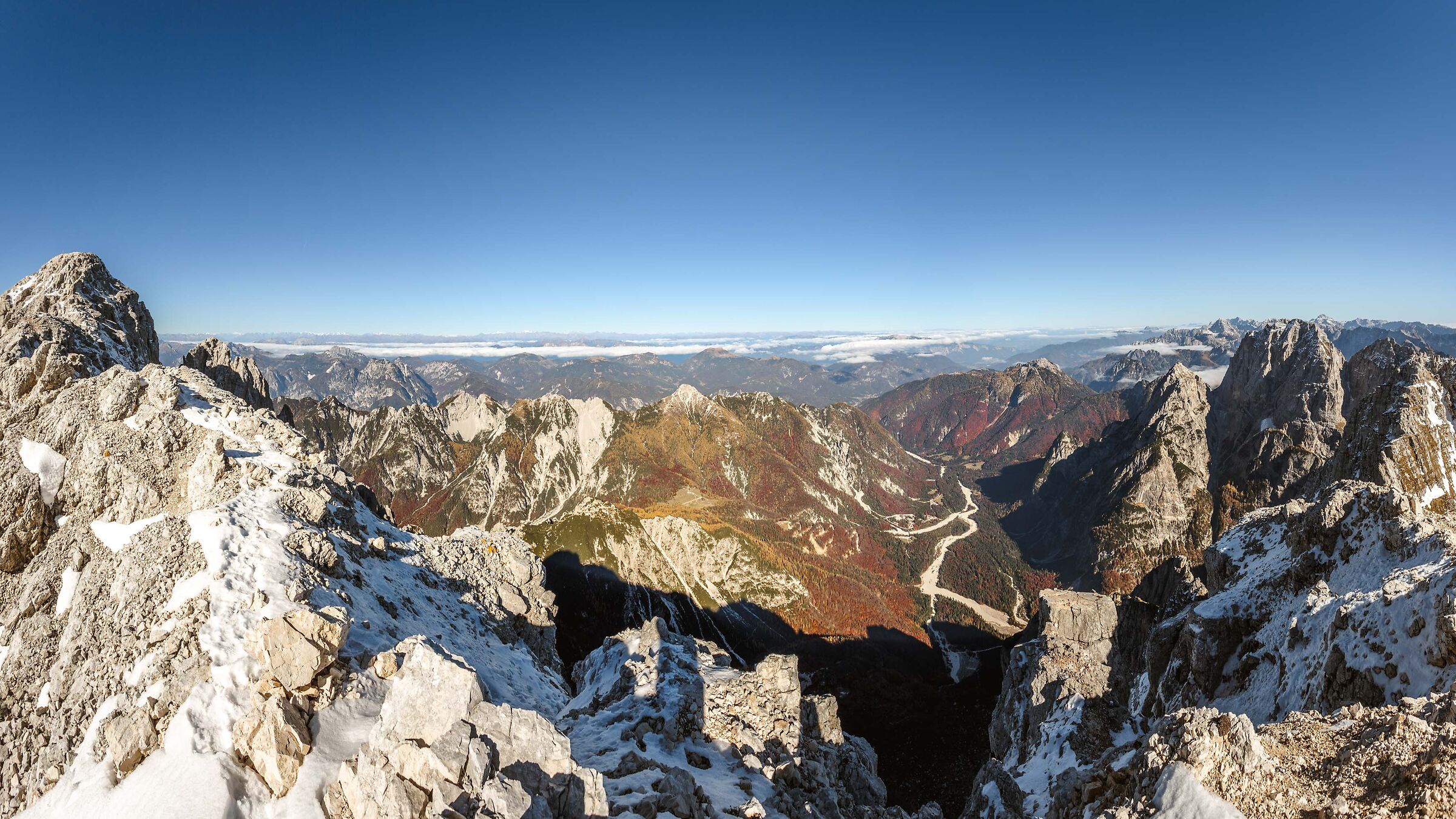 from Montasio to Fuart, Val Saisera