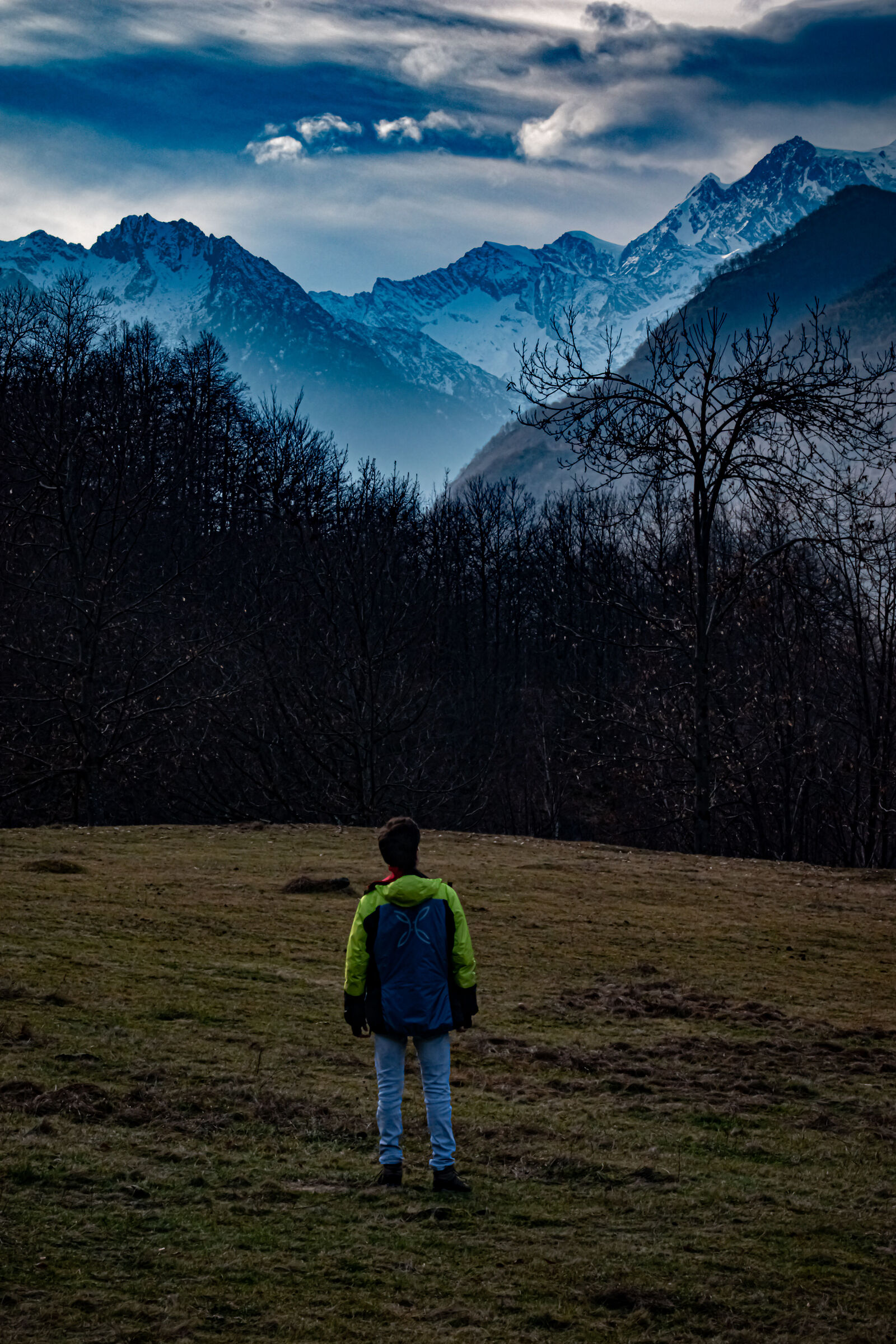 Ammirando le montagne
