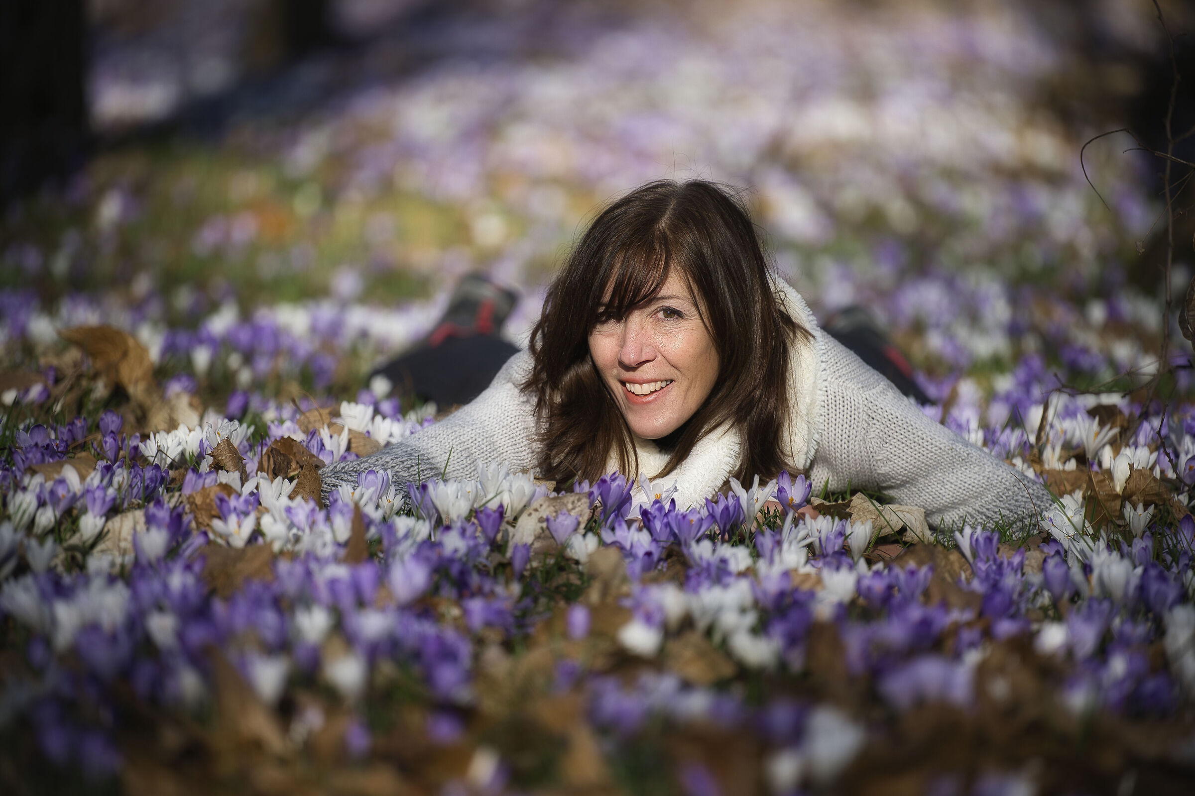 Flower among flowers