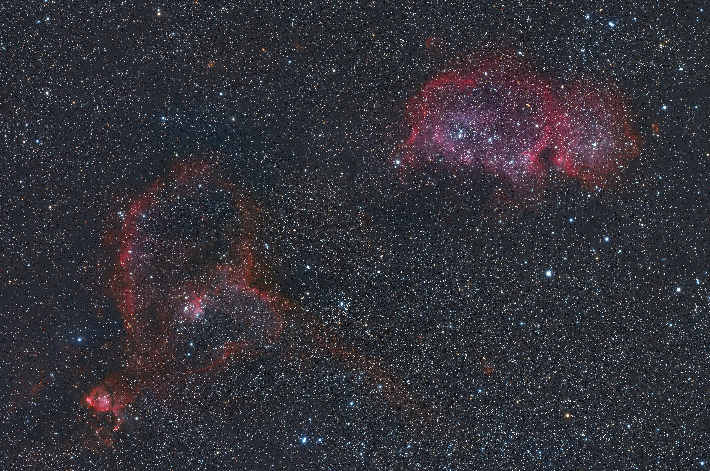 Who says the cosmos is not colorful? :)