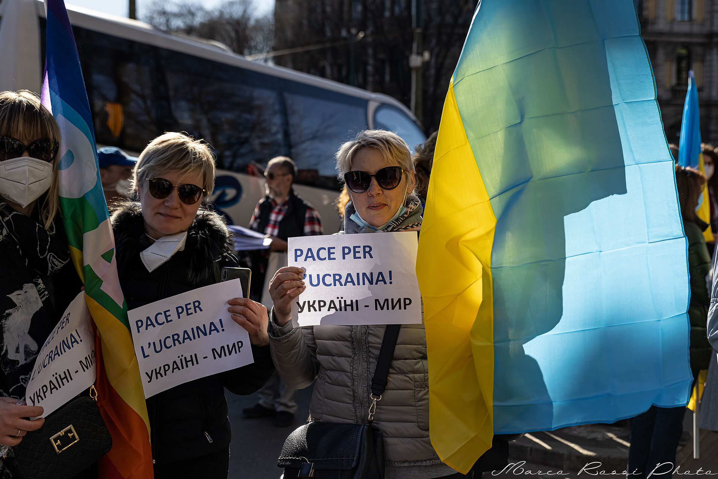 Manifestazione pro Ucraina Milano