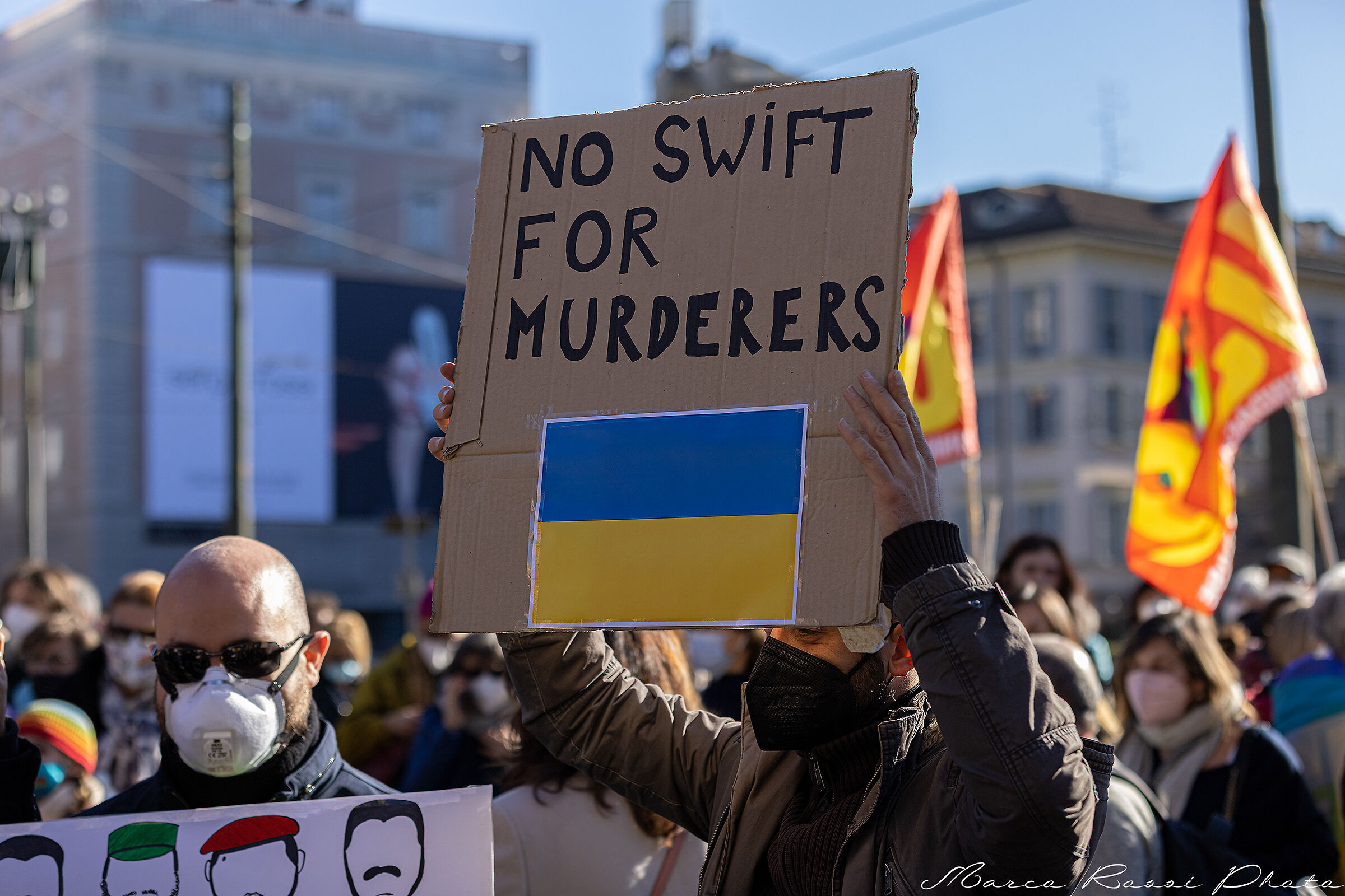 Manifestazione pro Ucraina Milano