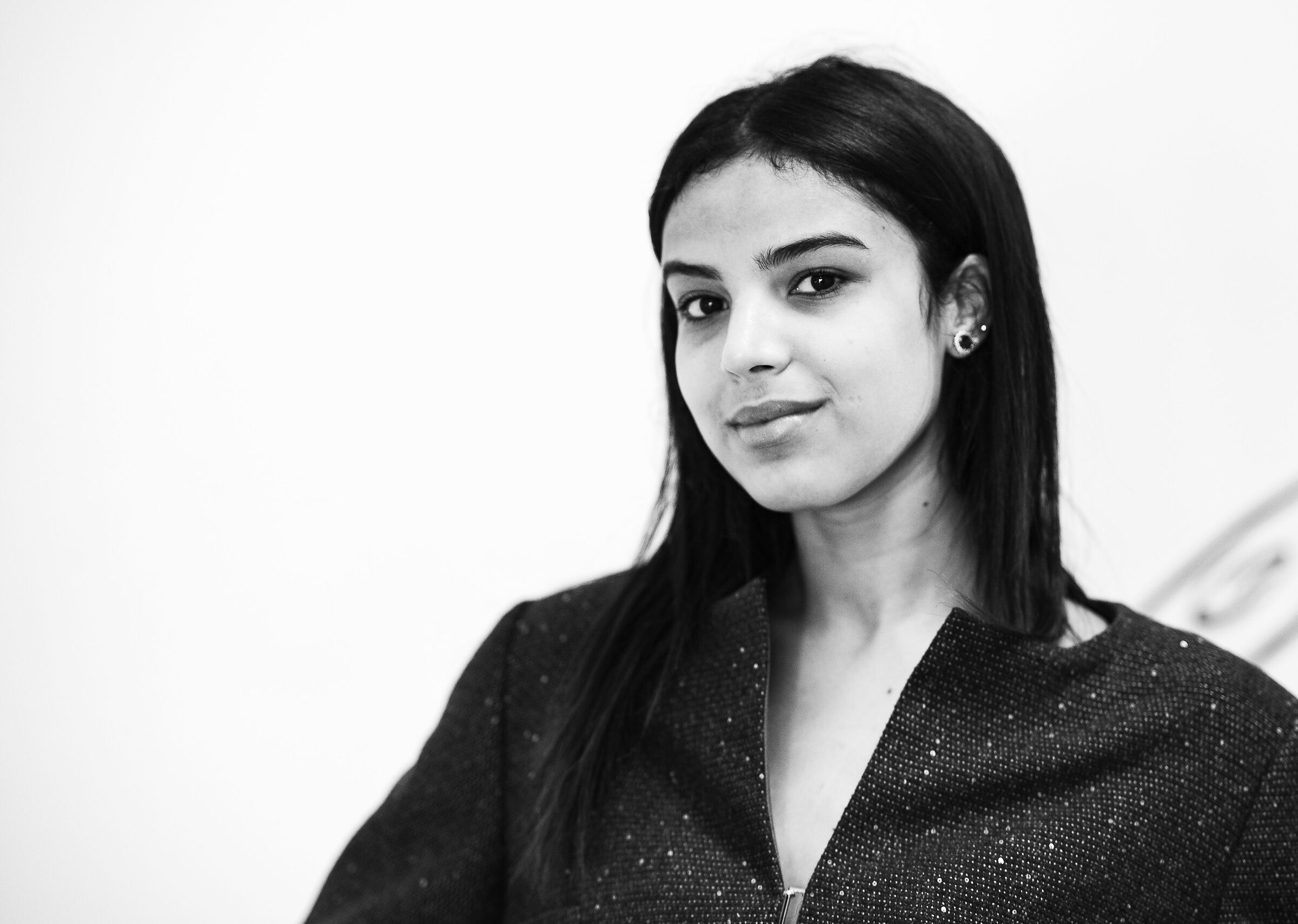Hajar b&w