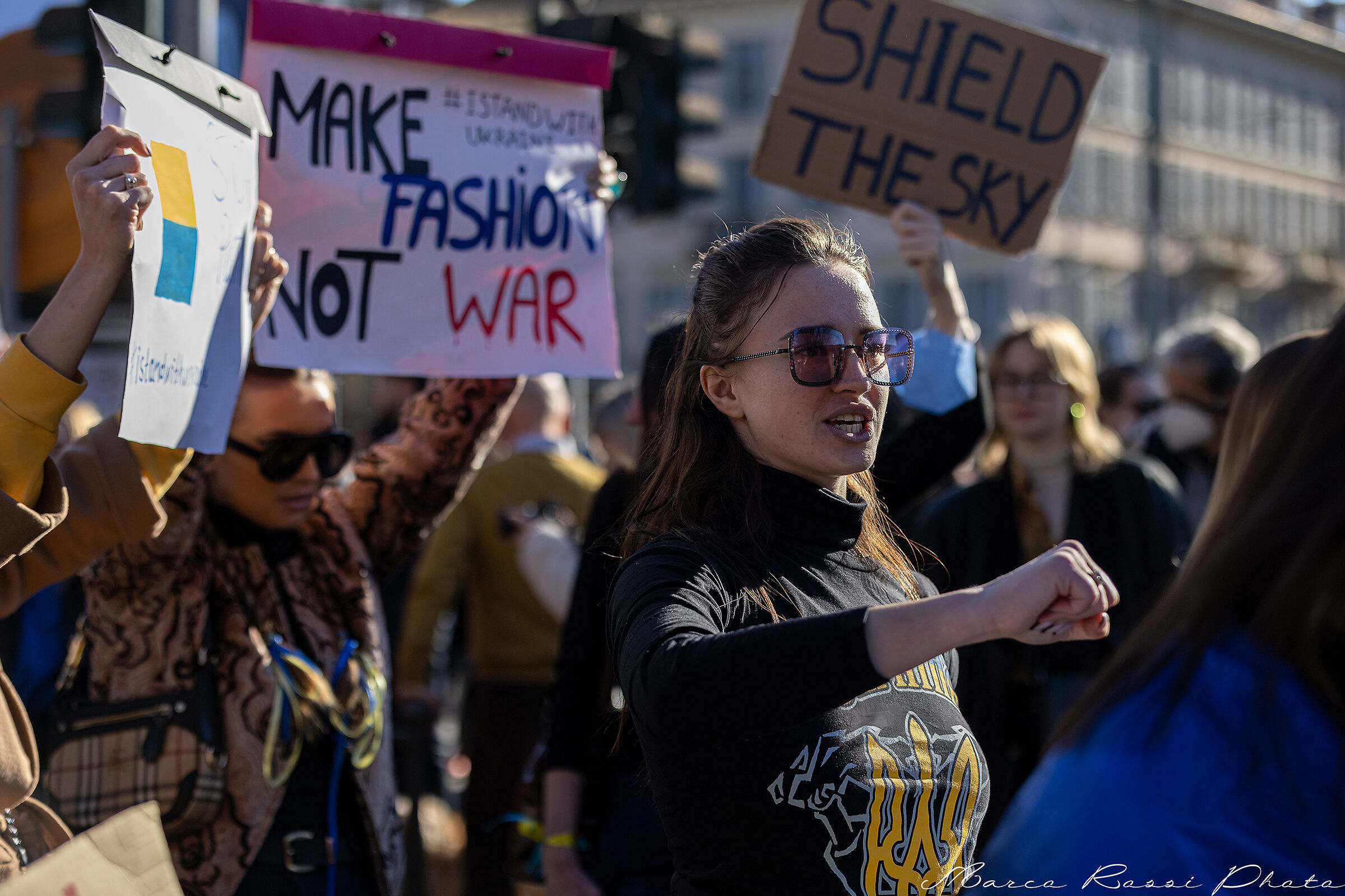 Manifestazione pro Ucraina Milano