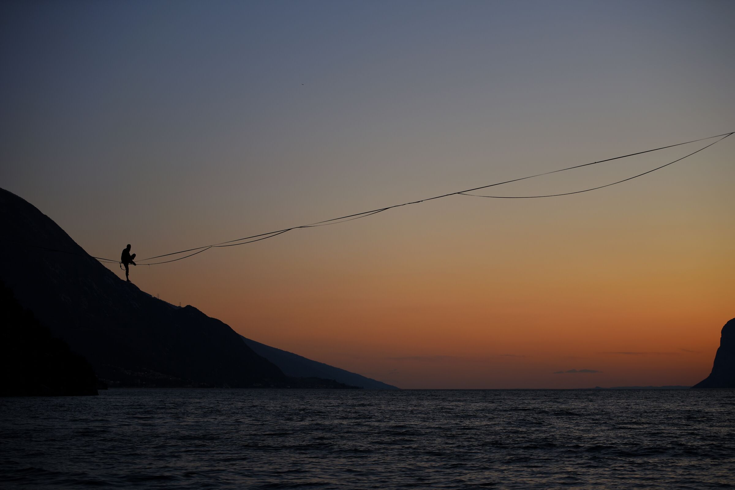 Slackline-Lago di Garda