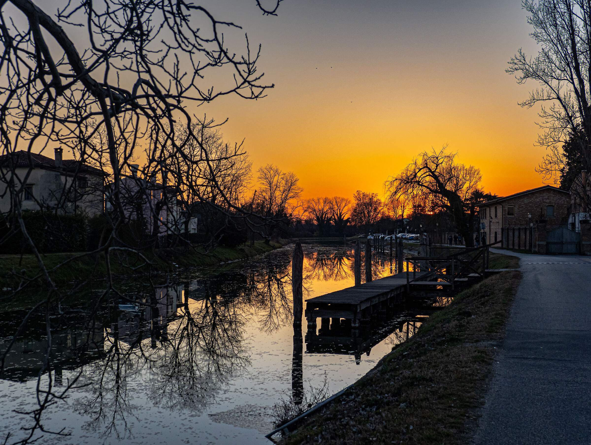 tramonto in riviera del brenta VE
