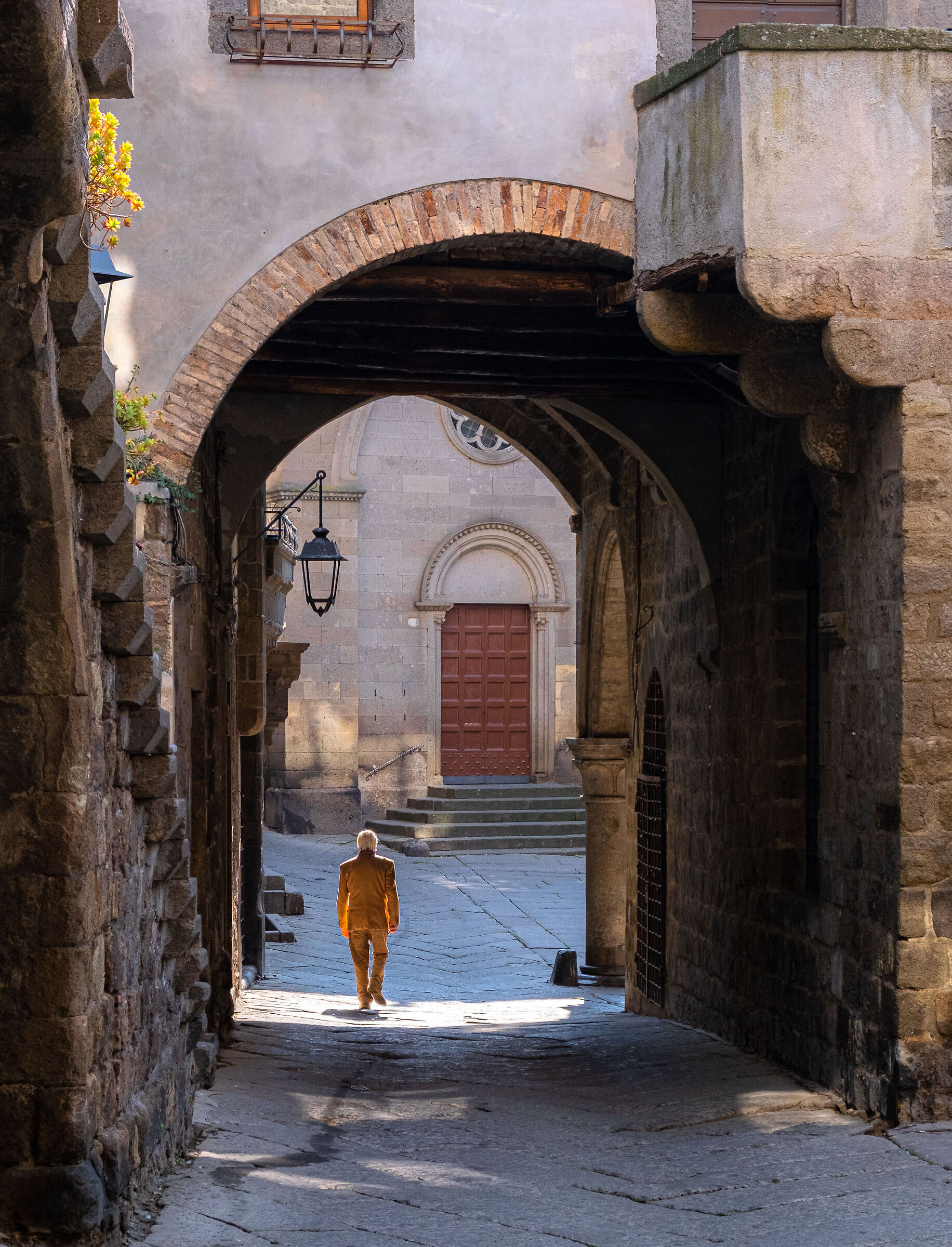 Viterbo, via San Pellegrino - quartiere medievale