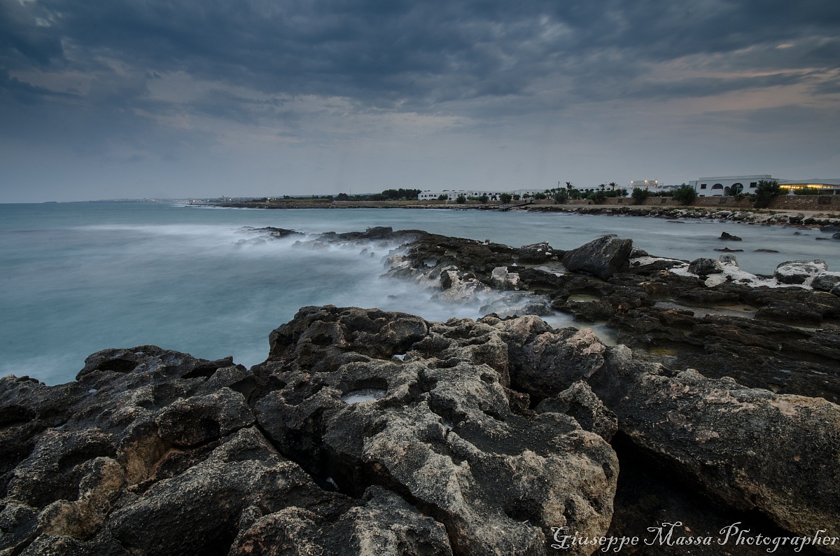 Blue Stone in the evening