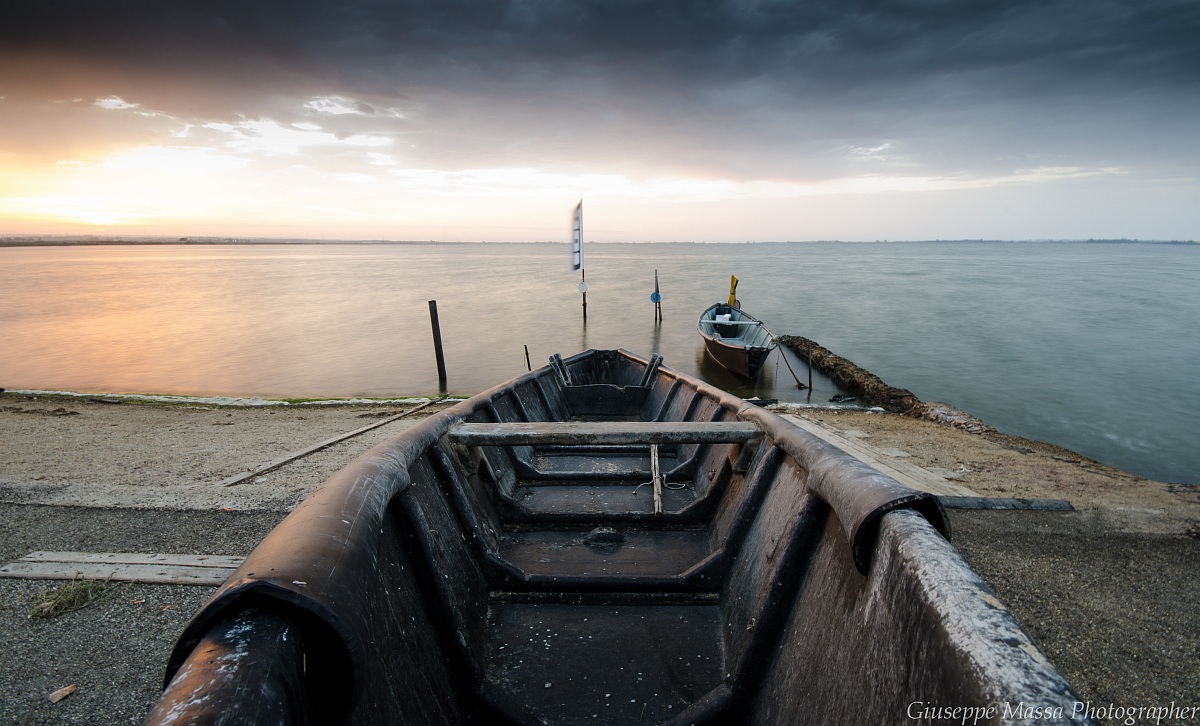 Lake at sunset awl-2