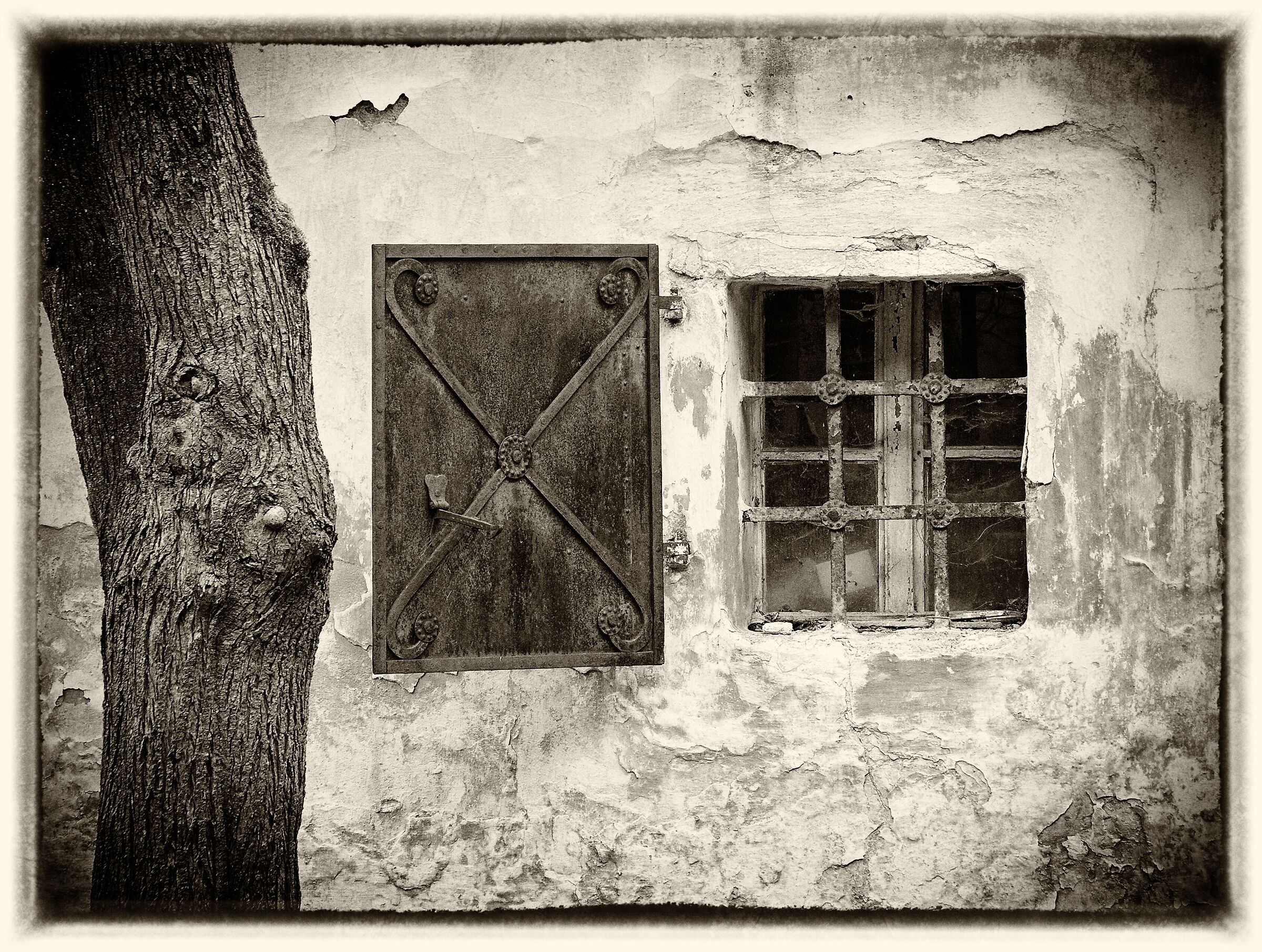 Window - black and white