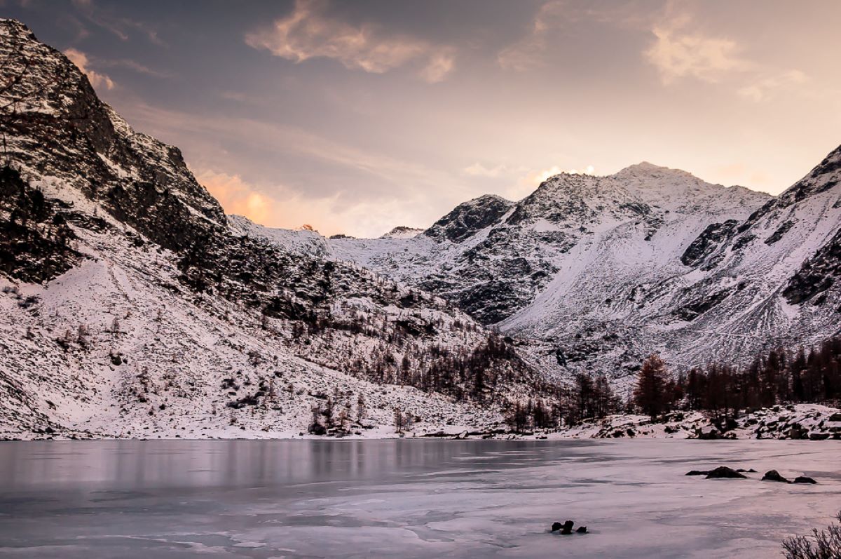 Lake Arpy, winter