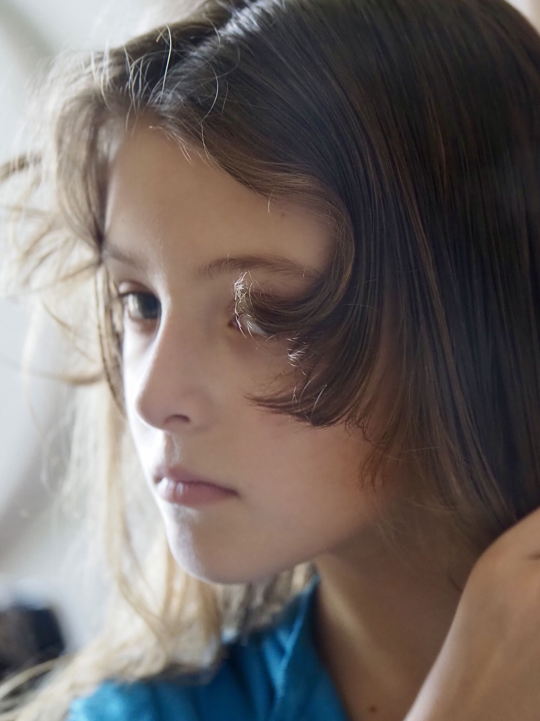 Getting ready in the mirror