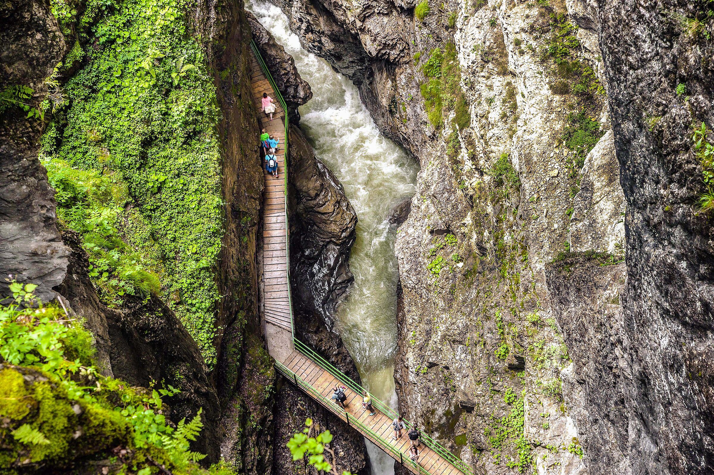 oberstdorf gorges from above