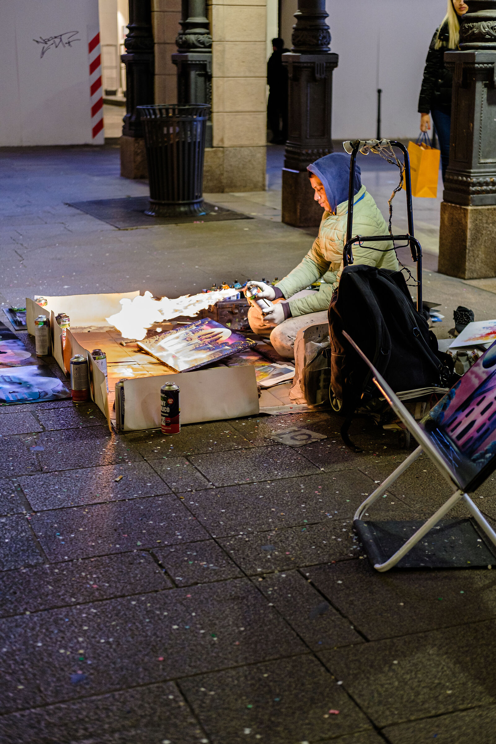 Fire - street Artist