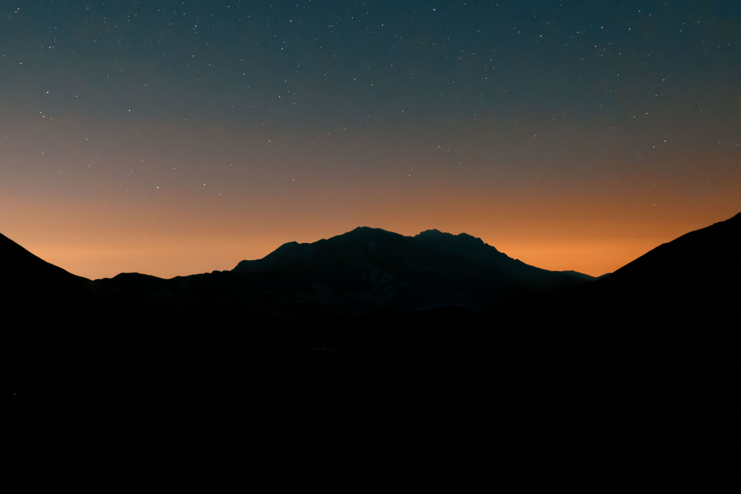 Sunset in Campo Imperatore
