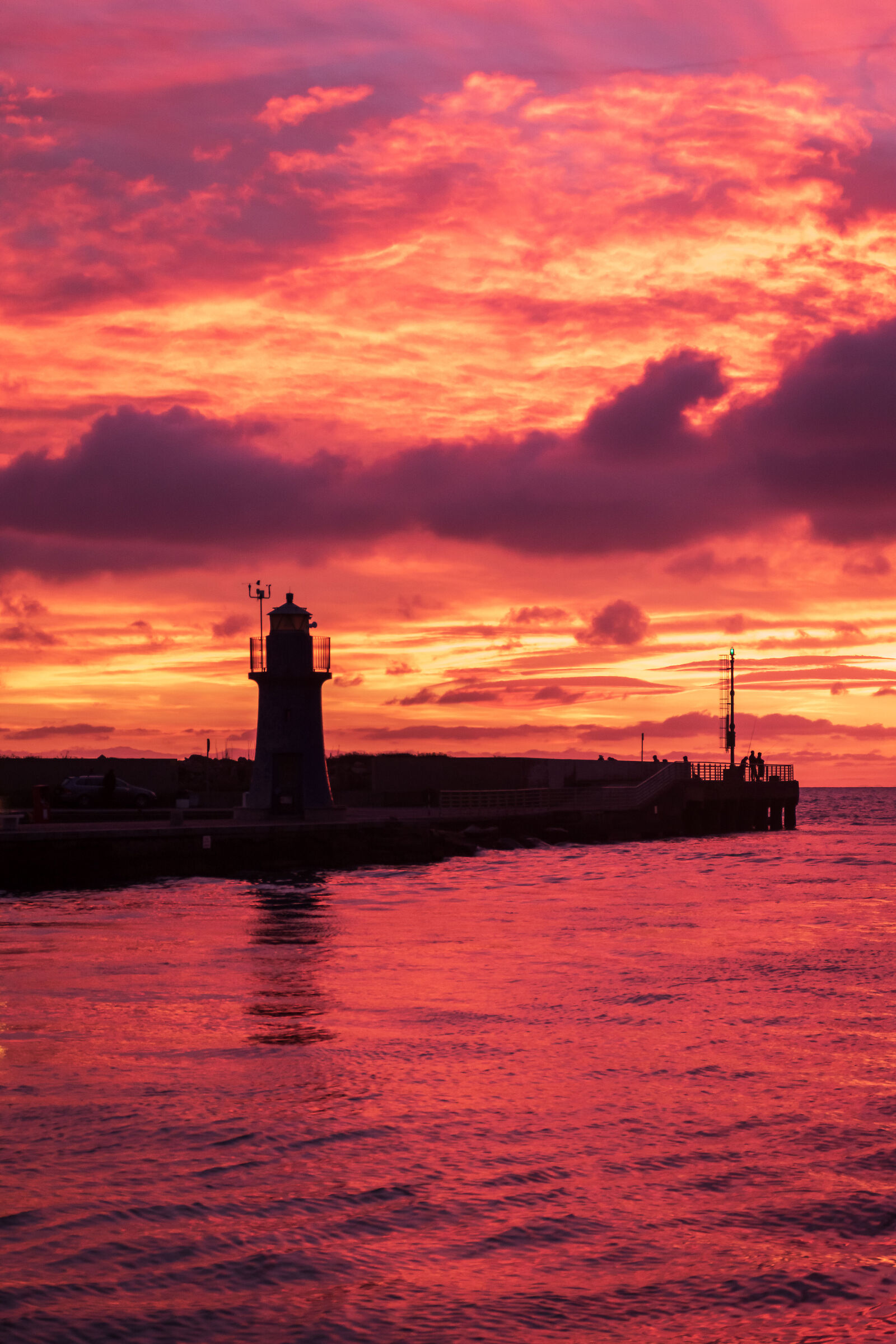 The lighthouse at sunset #2/Lighthouse at sunset #2