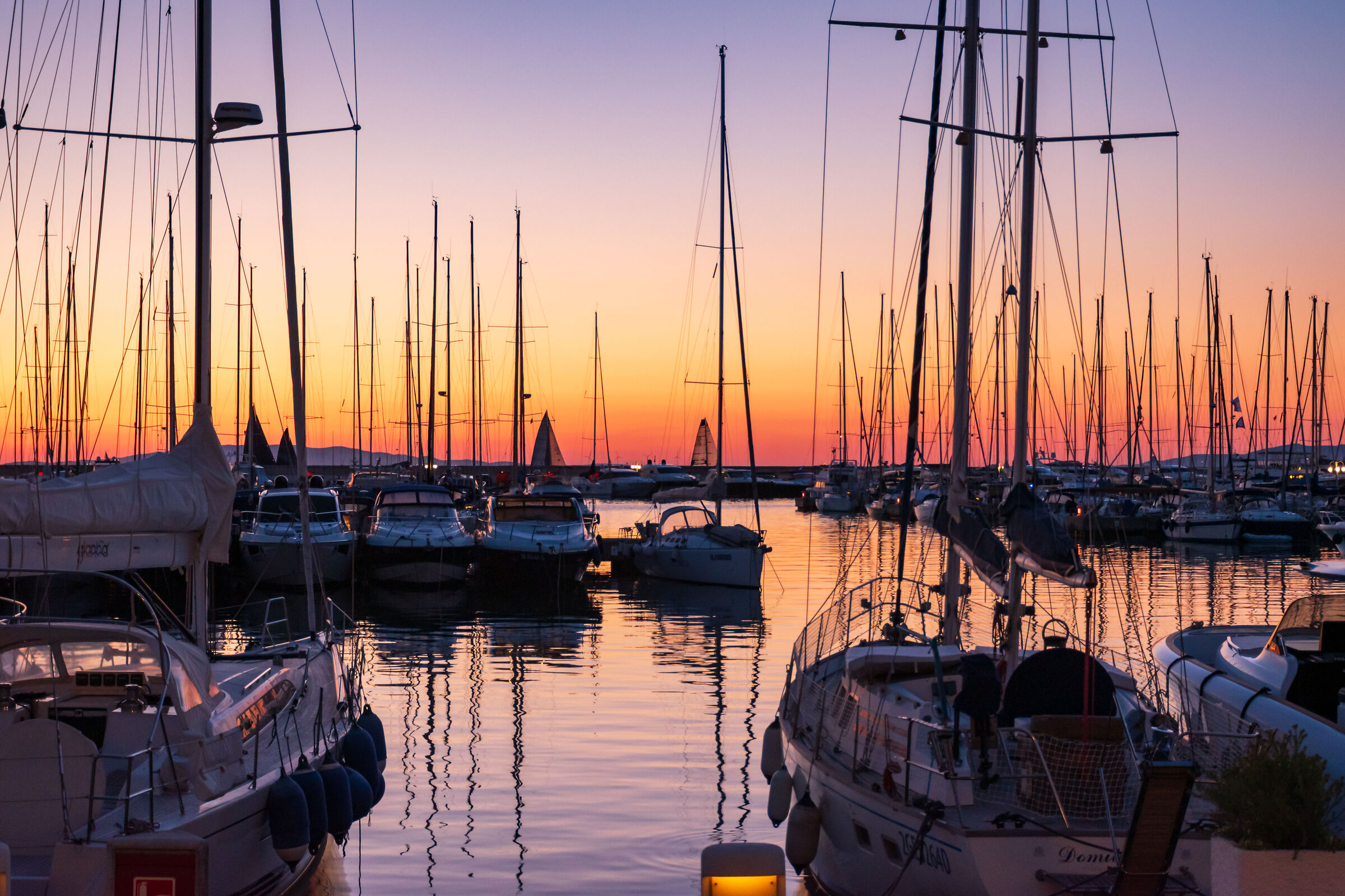 Sails and sunset #2/Sunset and sails #2