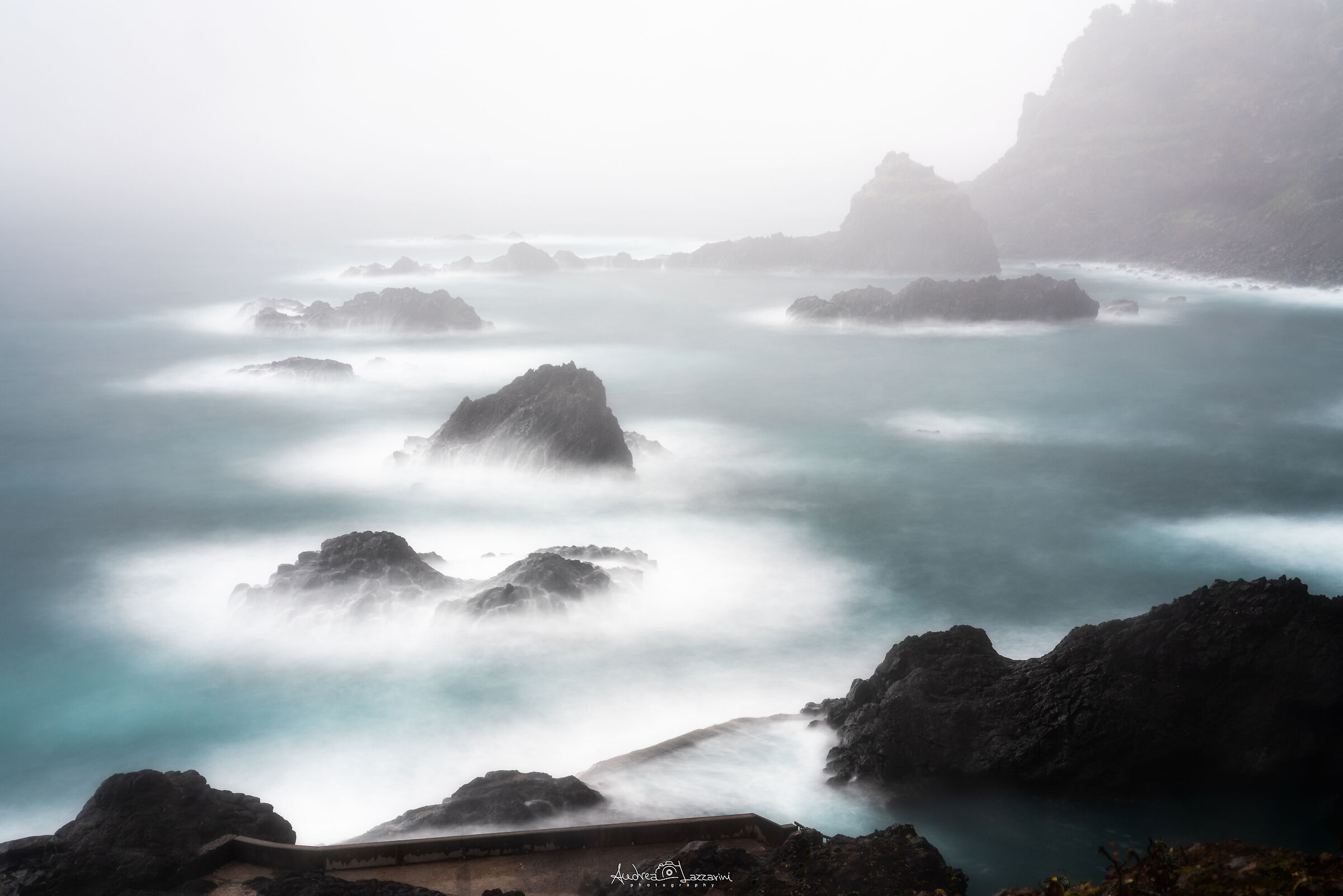 It's just white foam