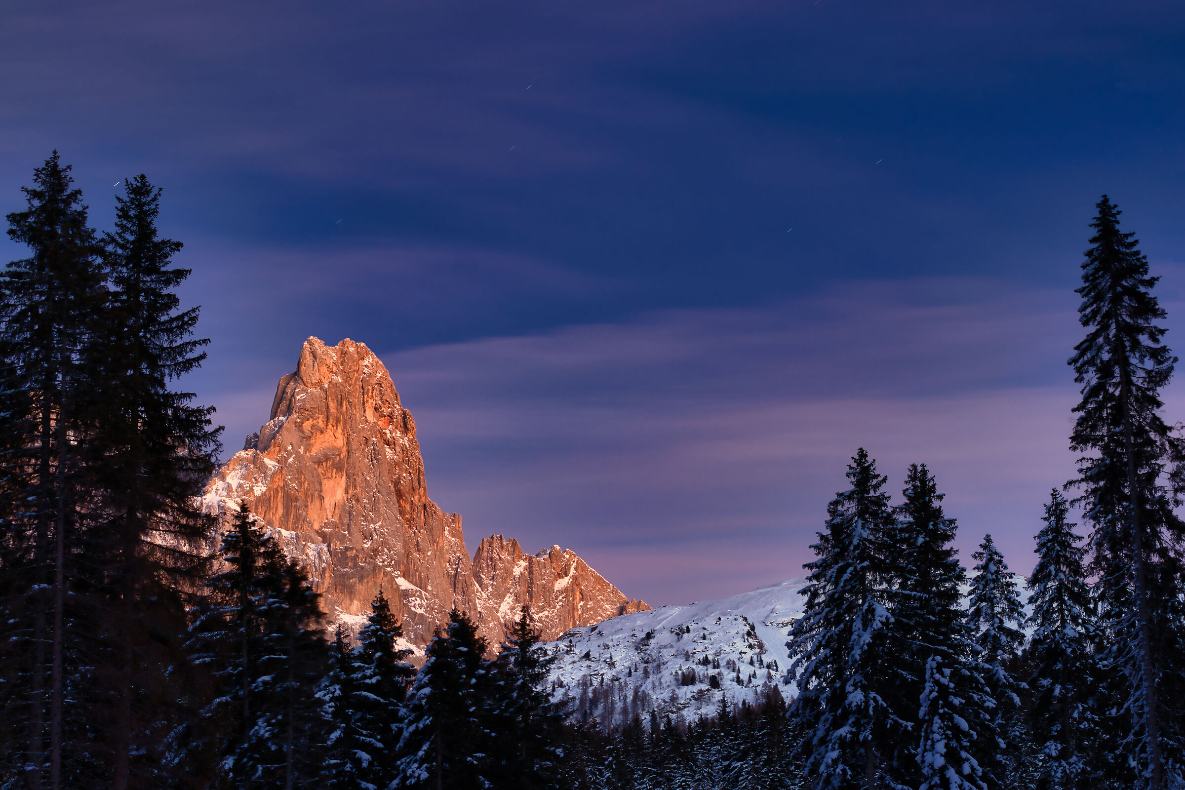 Cimon della Pala - Pale di San Martino - Blue Hour