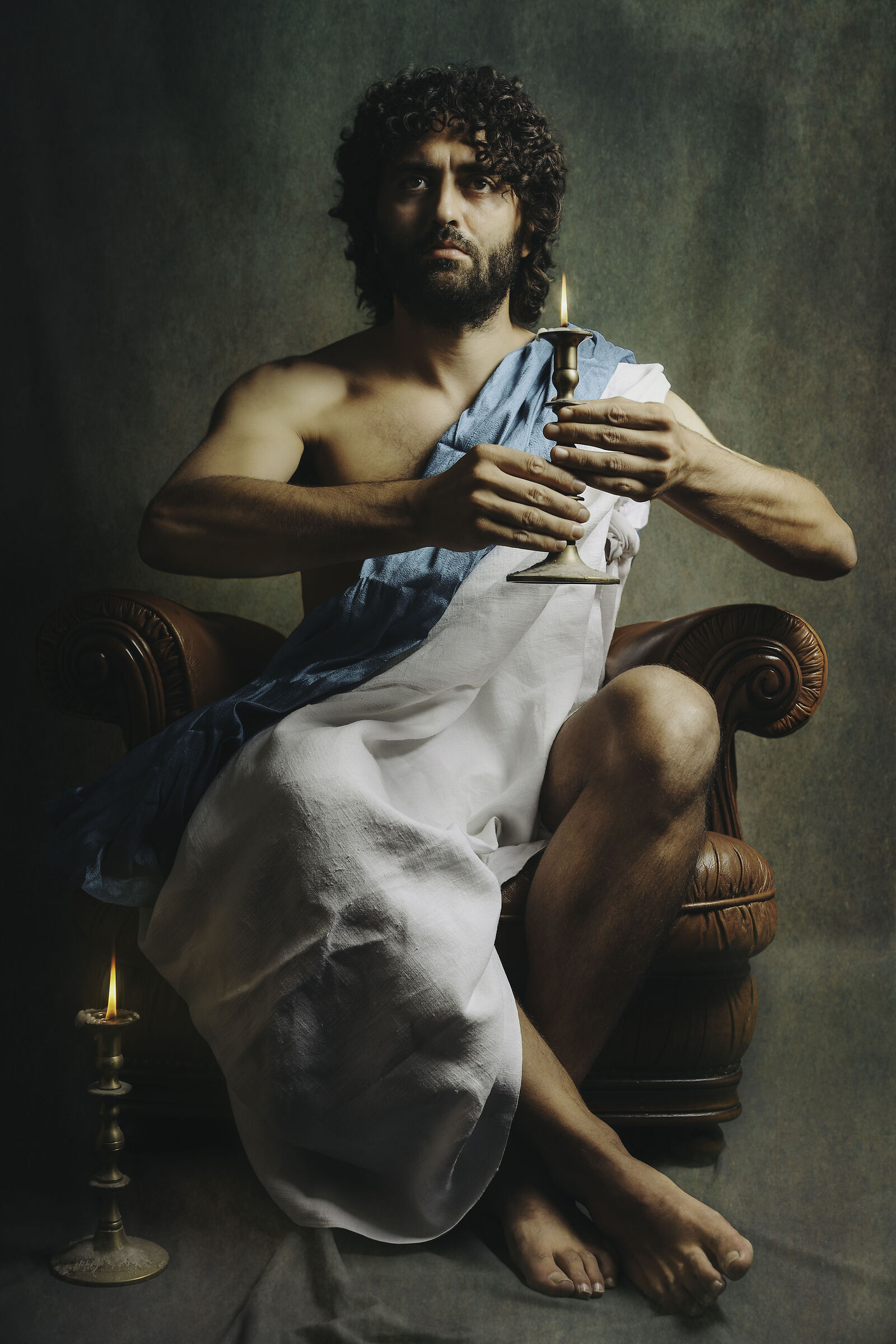 Autoritratto con candele