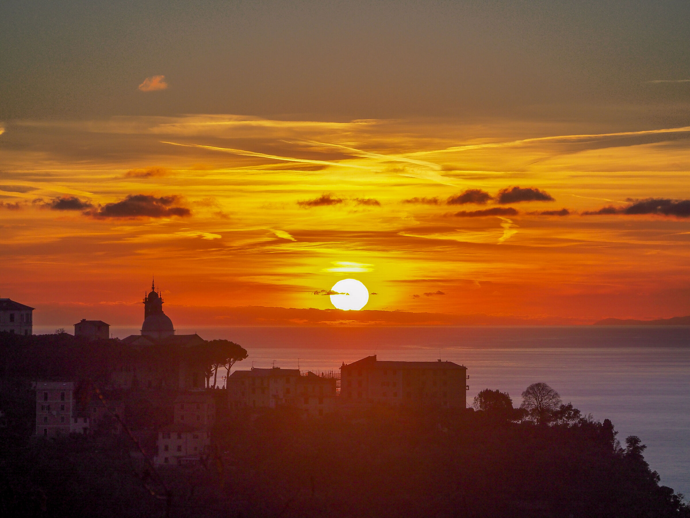Golden sunset in Ruta.